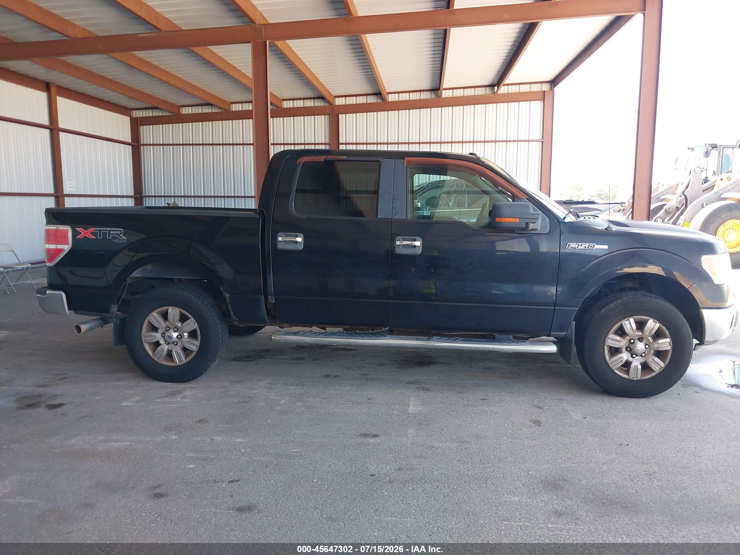 2011 Ford F-150 Xlt Black vin: 1FTFW1EF8BFC53563