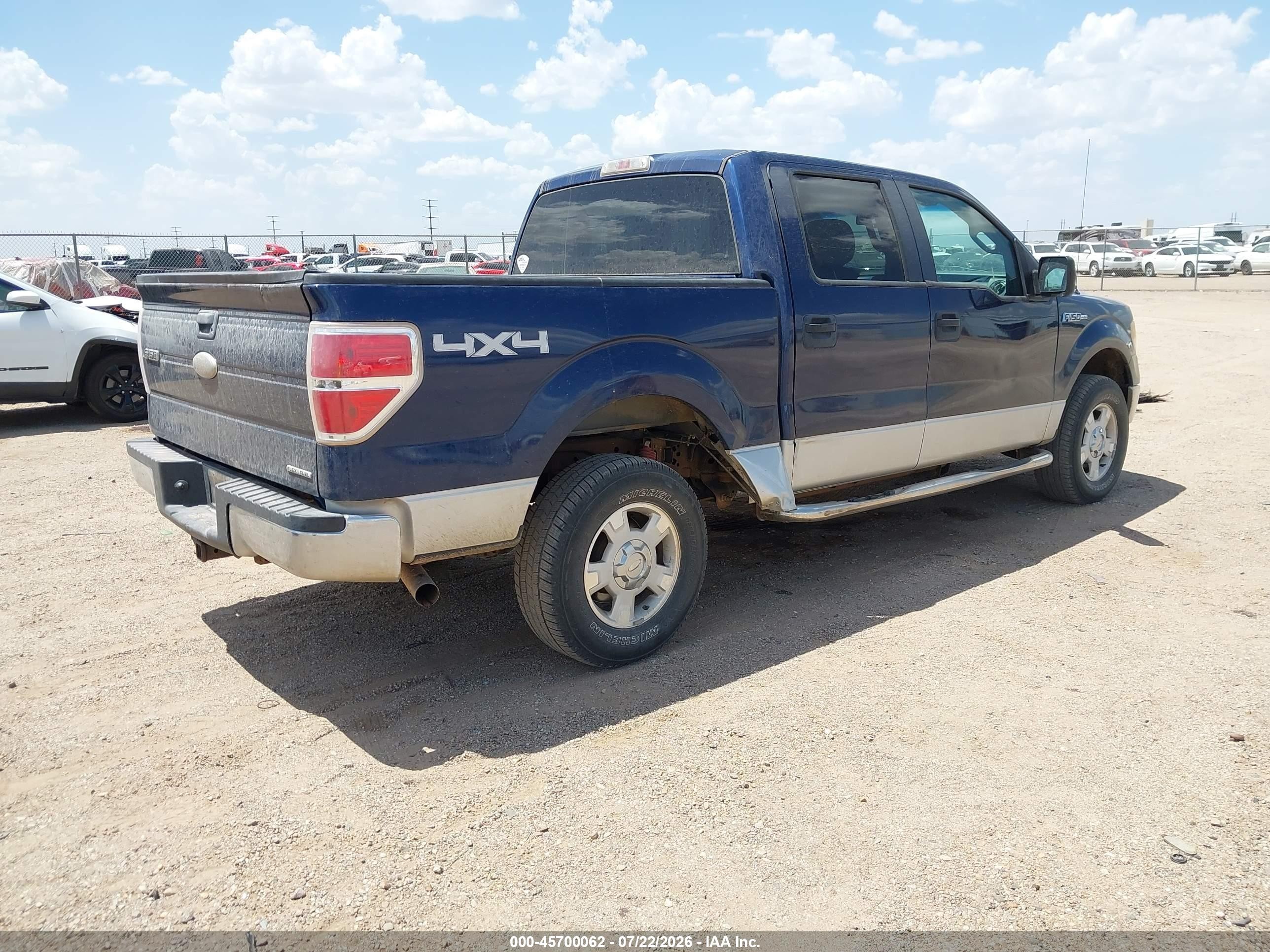 2011 Ford F-150 Xlt Dark Blue vin: 1FTFW1EF8BFC65714