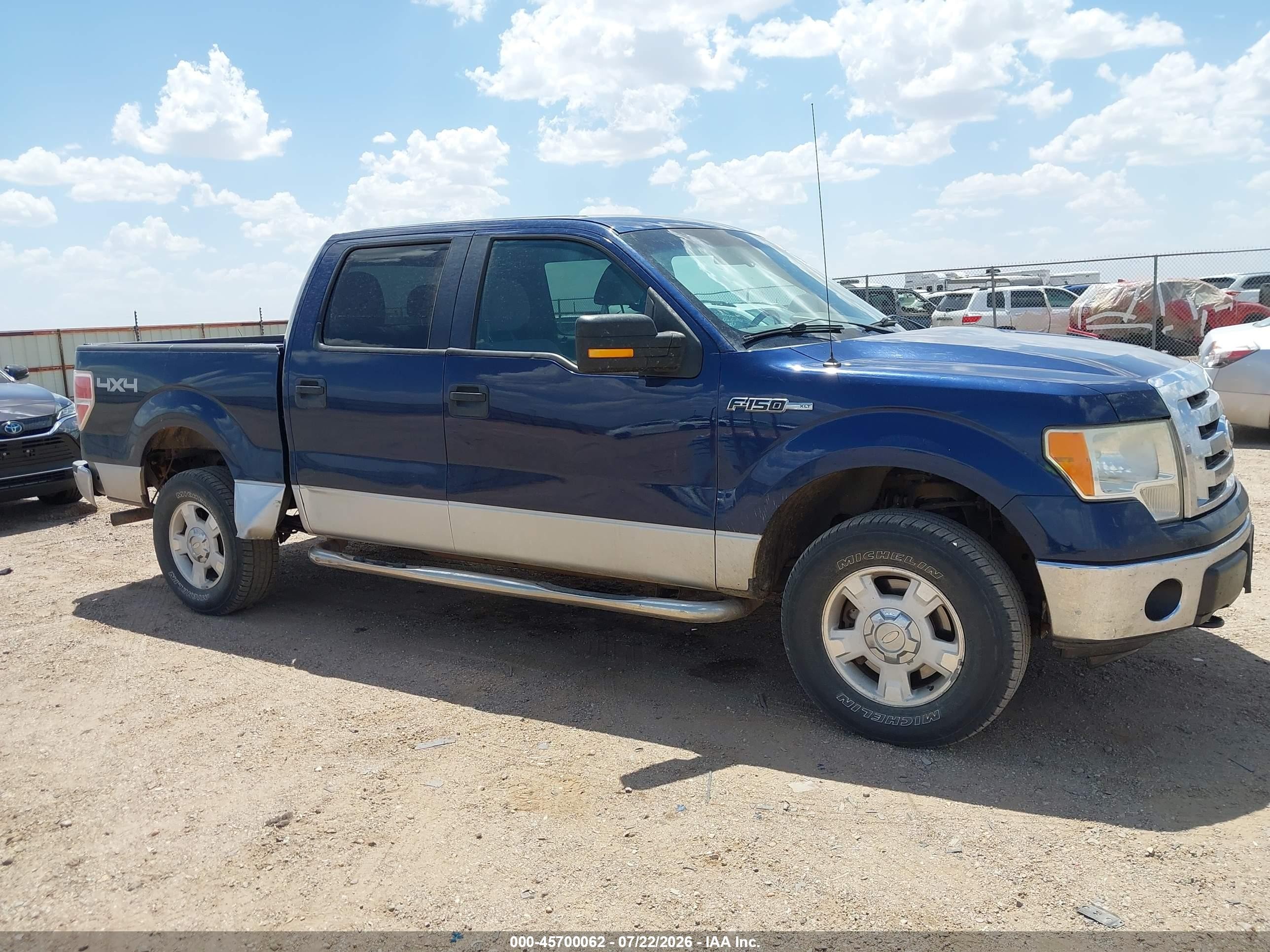 2011 Ford F-150 Xlt Dark Blue vin: 1FTFW1EF8BFC65714