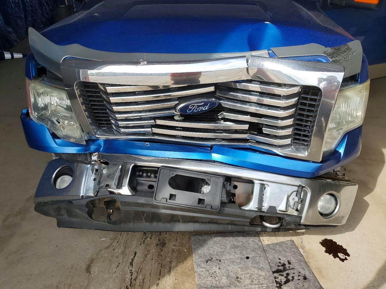 2011 Ford F150 Supercrew Blue vin: 1FTFW1EF8BFC78124