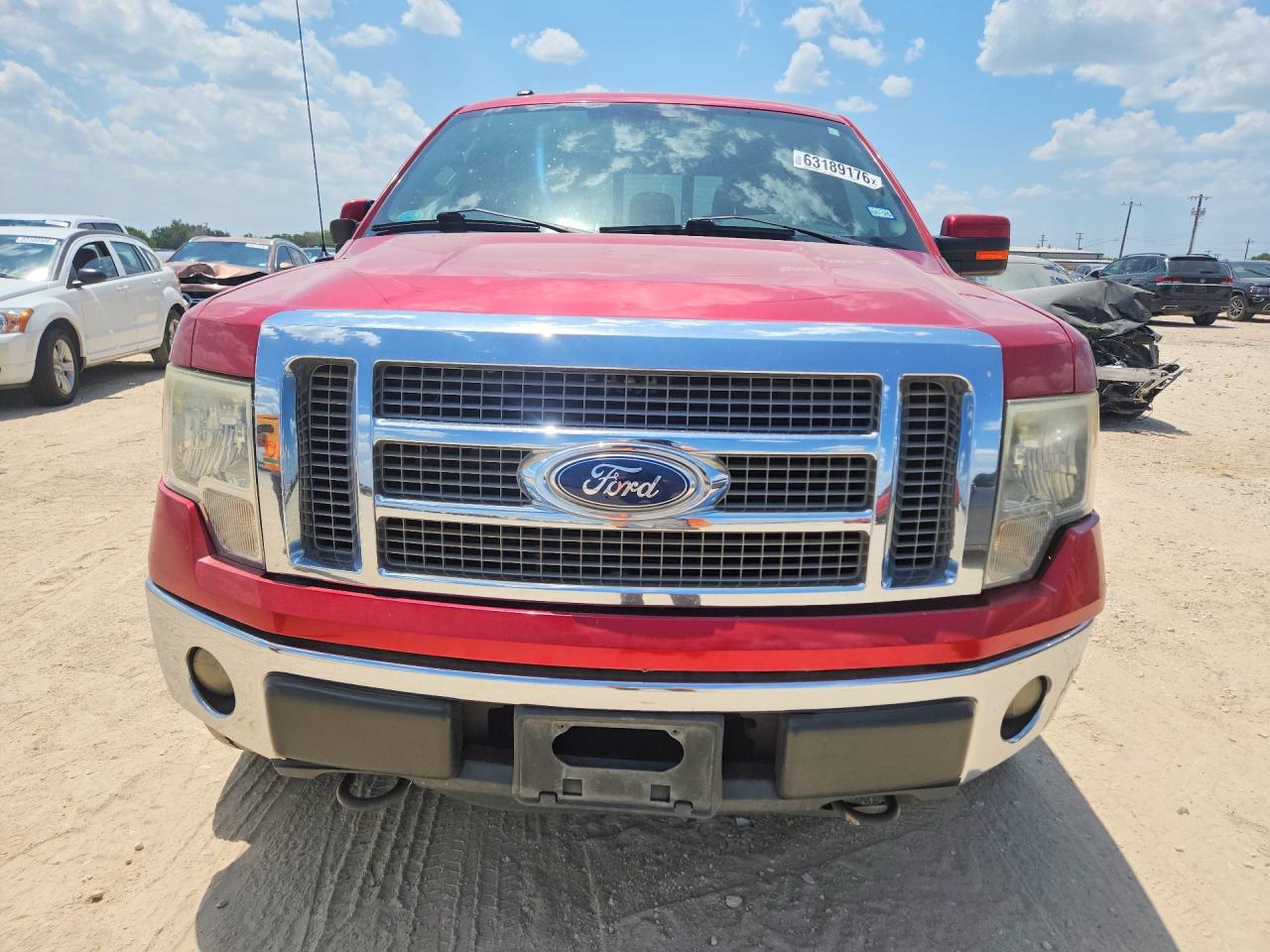2012 Ford F150 Supercrew Red vin: 1FTFW1EF8CFA28495