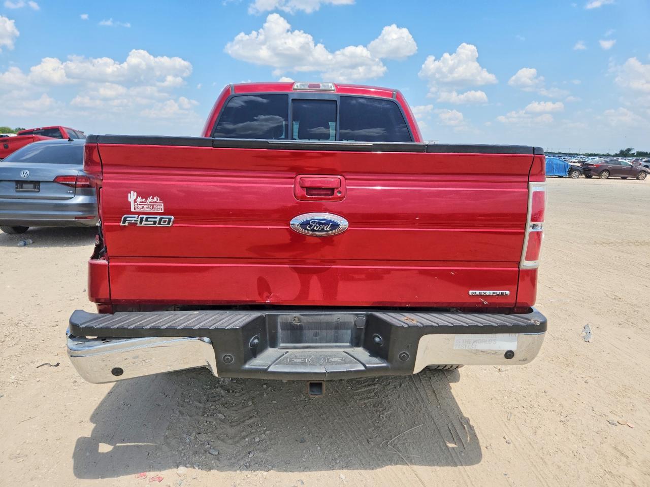 2012 Ford F150 Supercrew Red vin: 1FTFW1EF8CFA28495