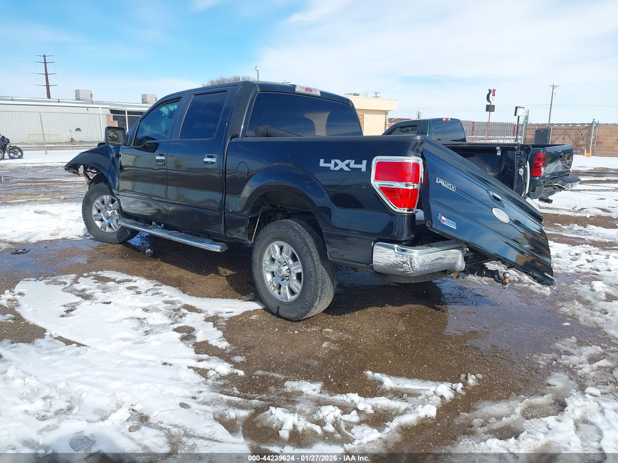 2012 Ford F-150 Xlt Черный vin: 1FTFW1EF8CFA94898