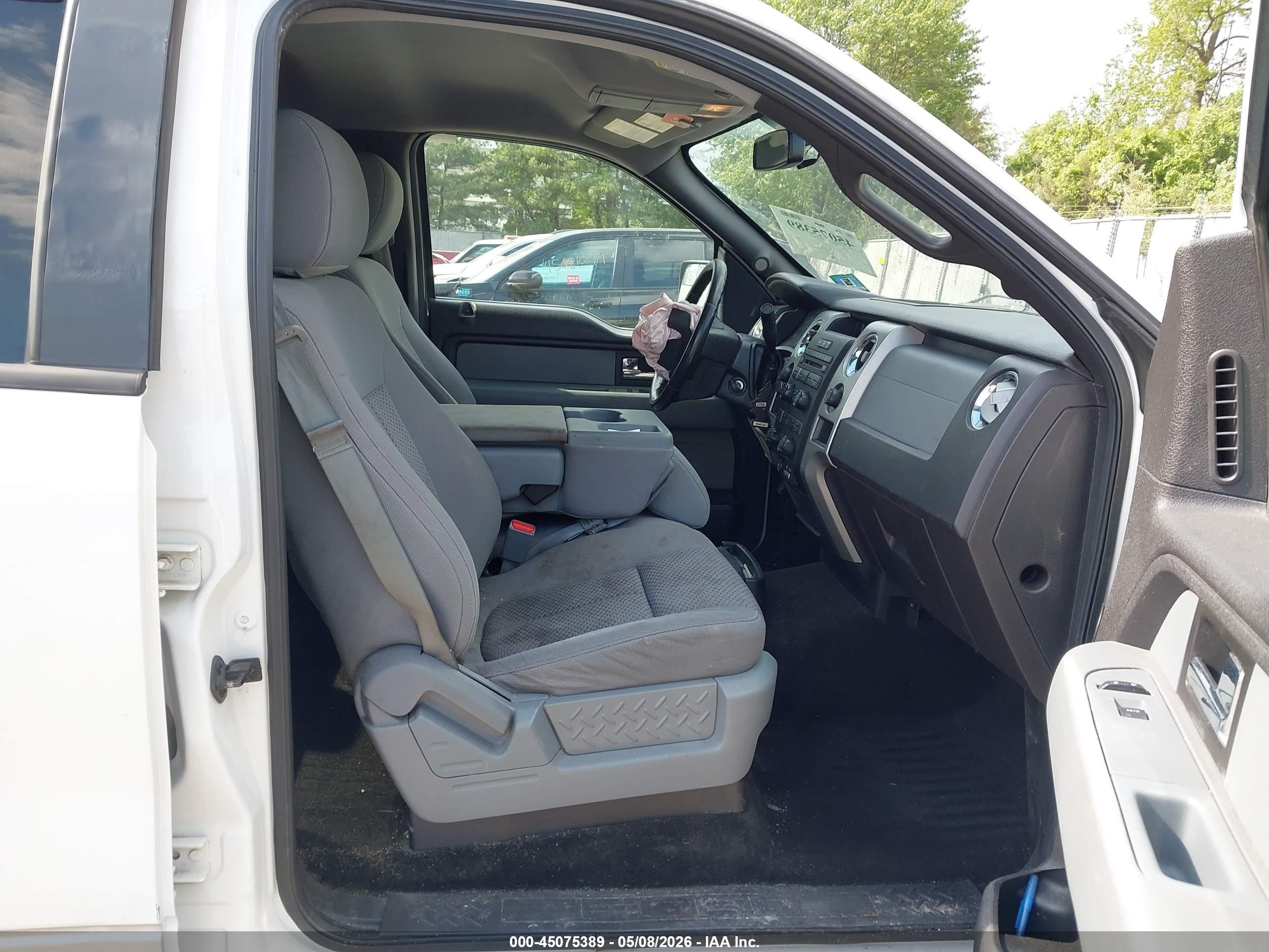 2012 Ford F-150 Xlt White vin: 1FTFW1EF8CFB11554