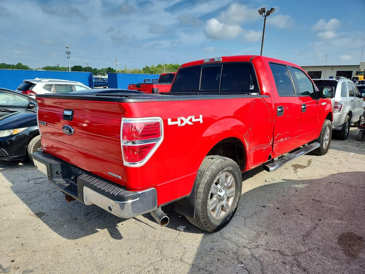 2012 Ford F150 Supercrew Red vin: 1FTFW1EF8CFC90999