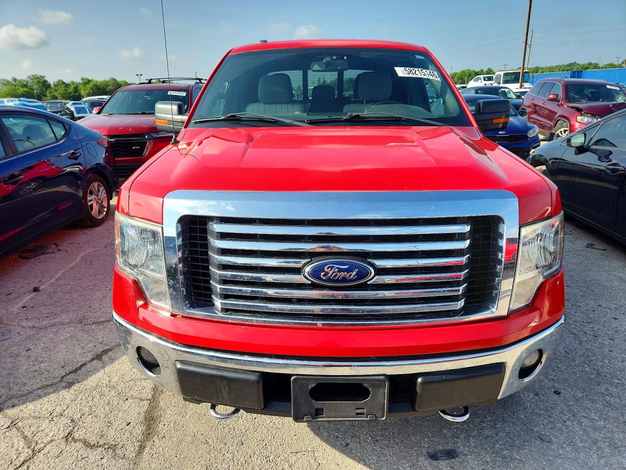 2012 Ford F150 Supercrew Red vin: 1FTFW1EF8CFC90999