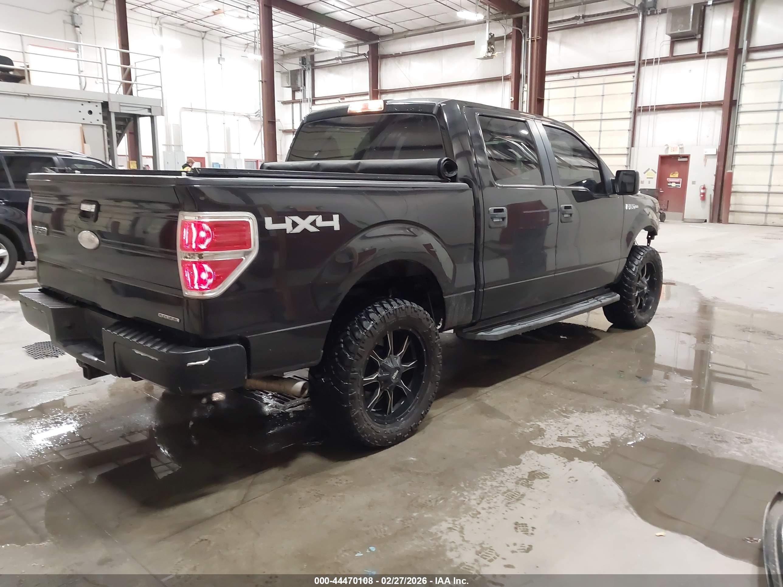 2012 Ford F-150 Xlt Black vin: 1FTFW1EF8CKD07517