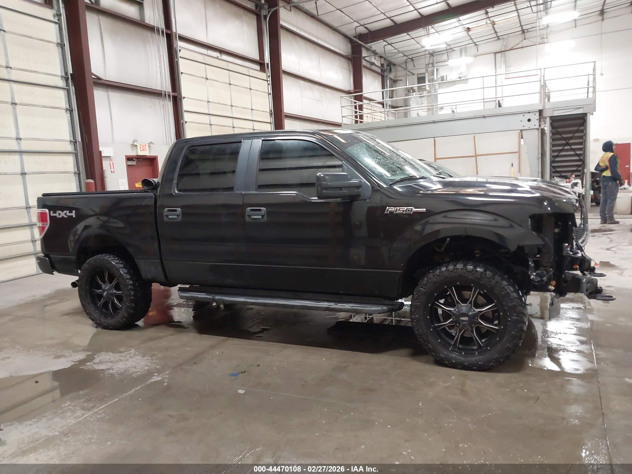 2012 Ford F-150 Xlt Black vin: 1FTFW1EF8CKD07517