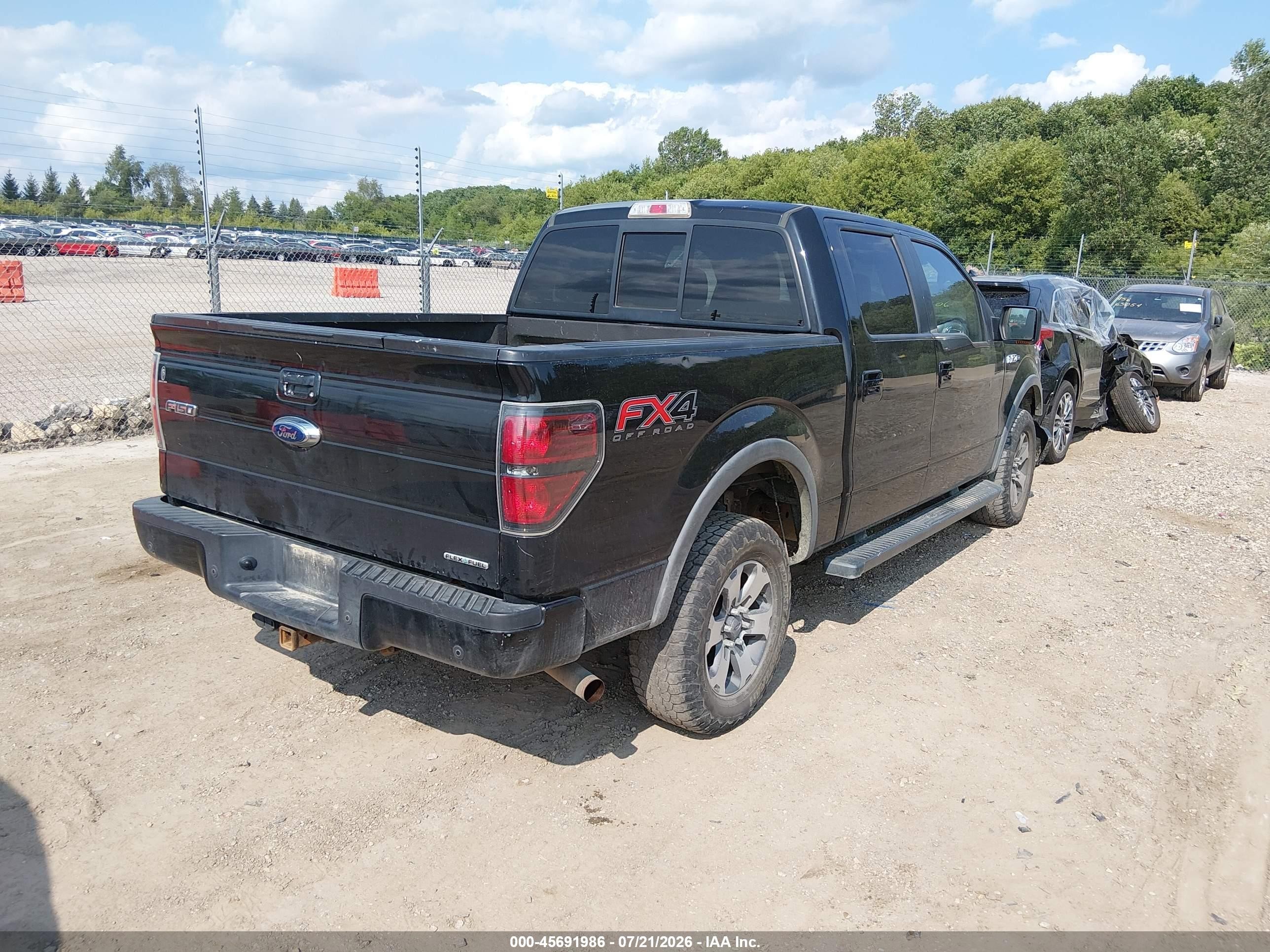 2012 Ford F-150 Fx4/king Ranch/lariat/platinum/xl/xlt Black vin: 1FTFW1EF8CKE03471