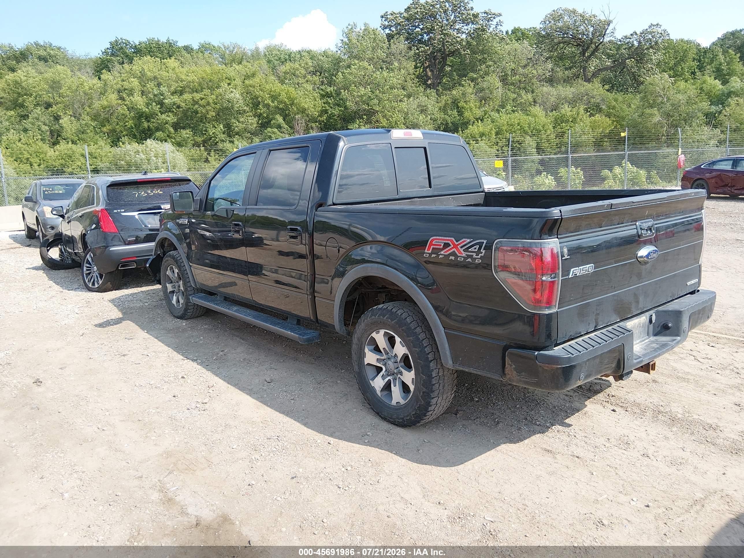 2012 Ford F-150 Fx4/king Ranch/lariat/platinum/xl/xlt Black vin: 1FTFW1EF8CKE03471
