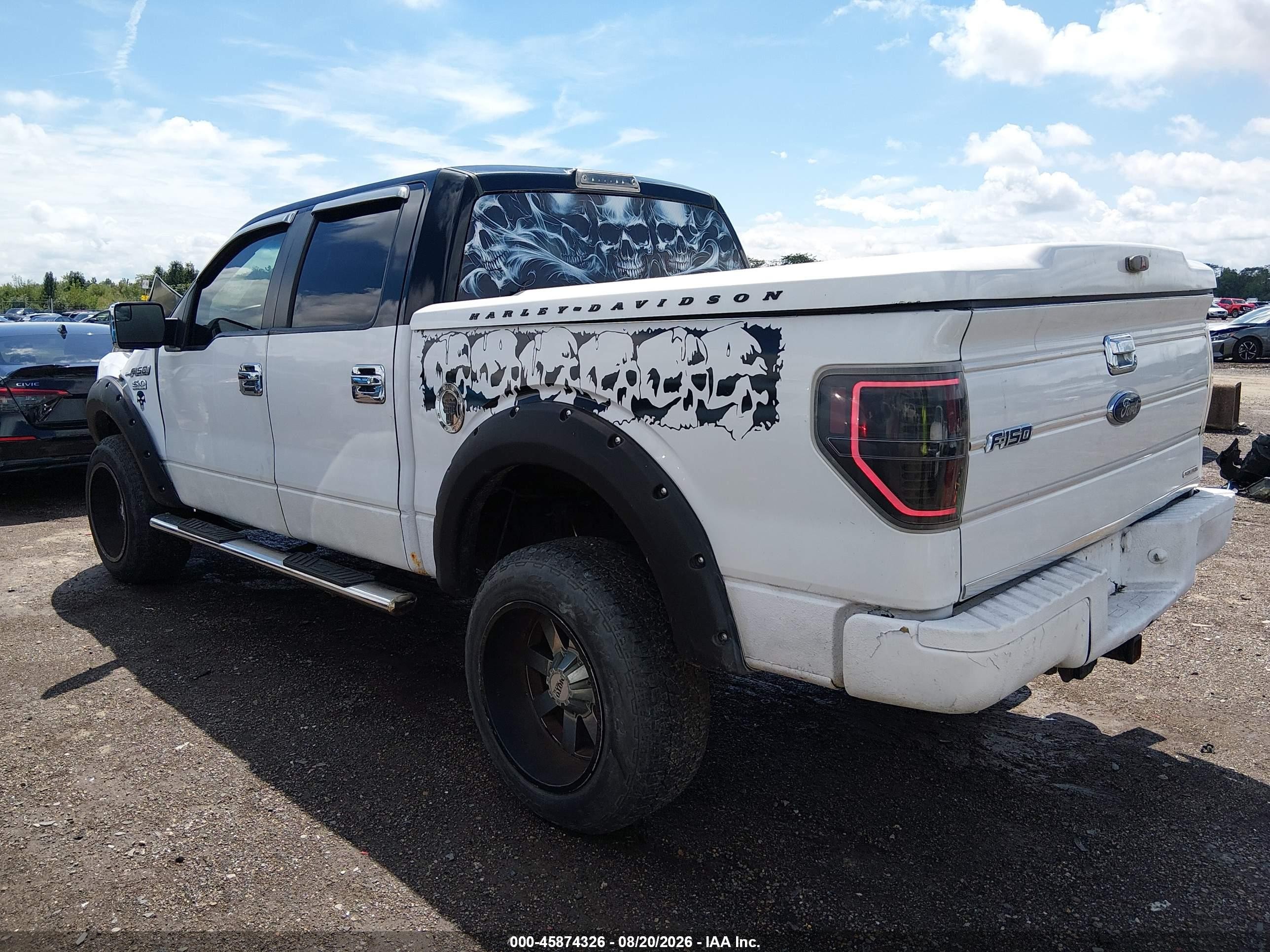2013 Ford F-150 Xlt White vin: 1FTFW1EF8DFA00519