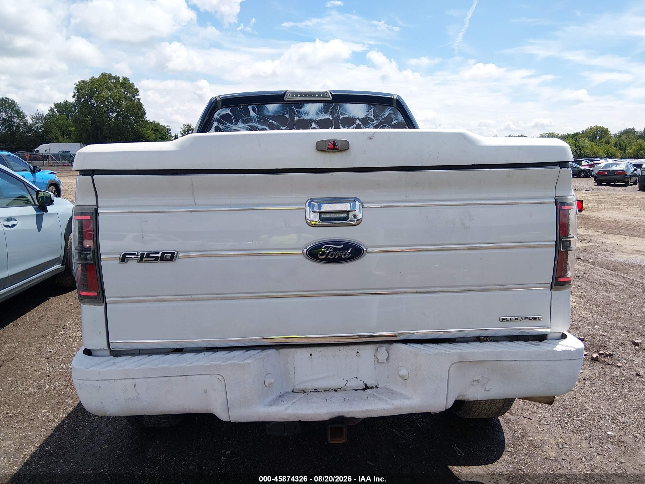 2013 Ford F-150 Xlt White vin: 1FTFW1EF8DFA00519