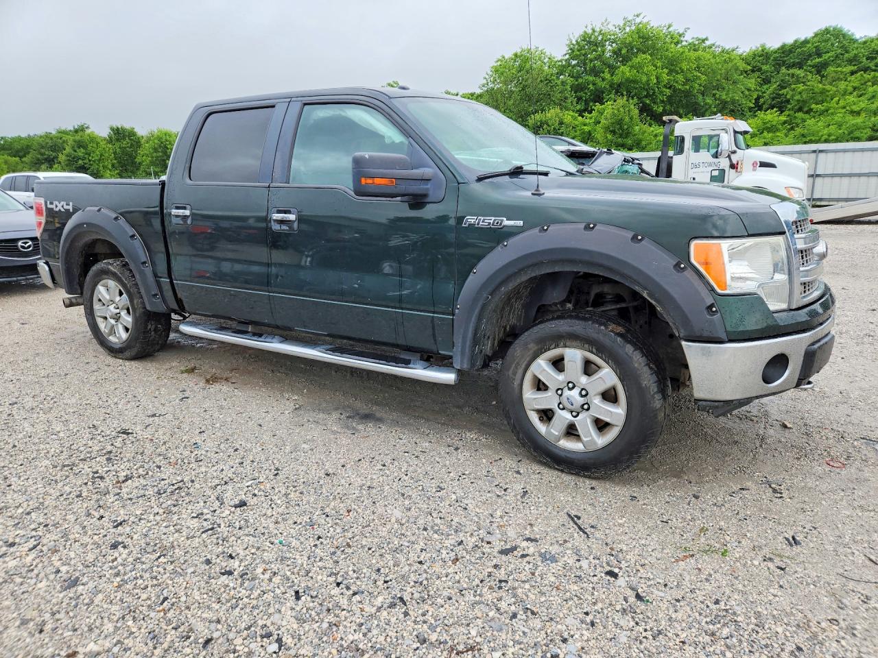 2013 Ford F150 Supercrew Green vin: 1FTFW1EF8DFA01069