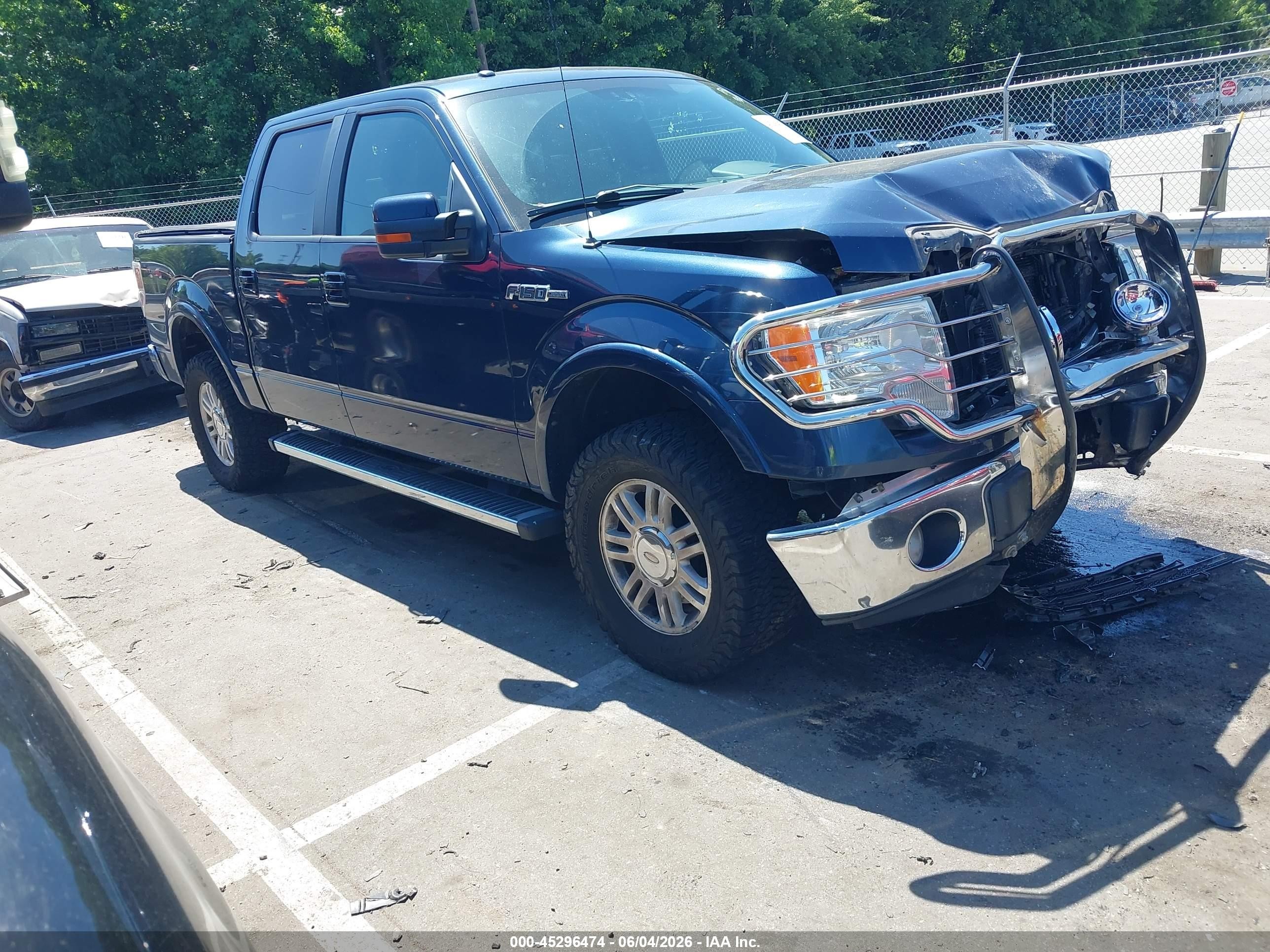 2013 Ford F-150 Lariat Blue vin: 1FTFW1EF8DFA20964