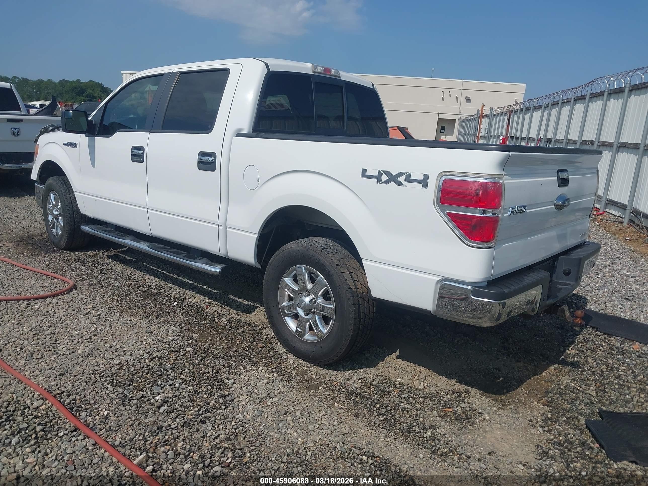 2013 Ford F-150 Xlt White vin: 1FTFW1EF8DFA34931