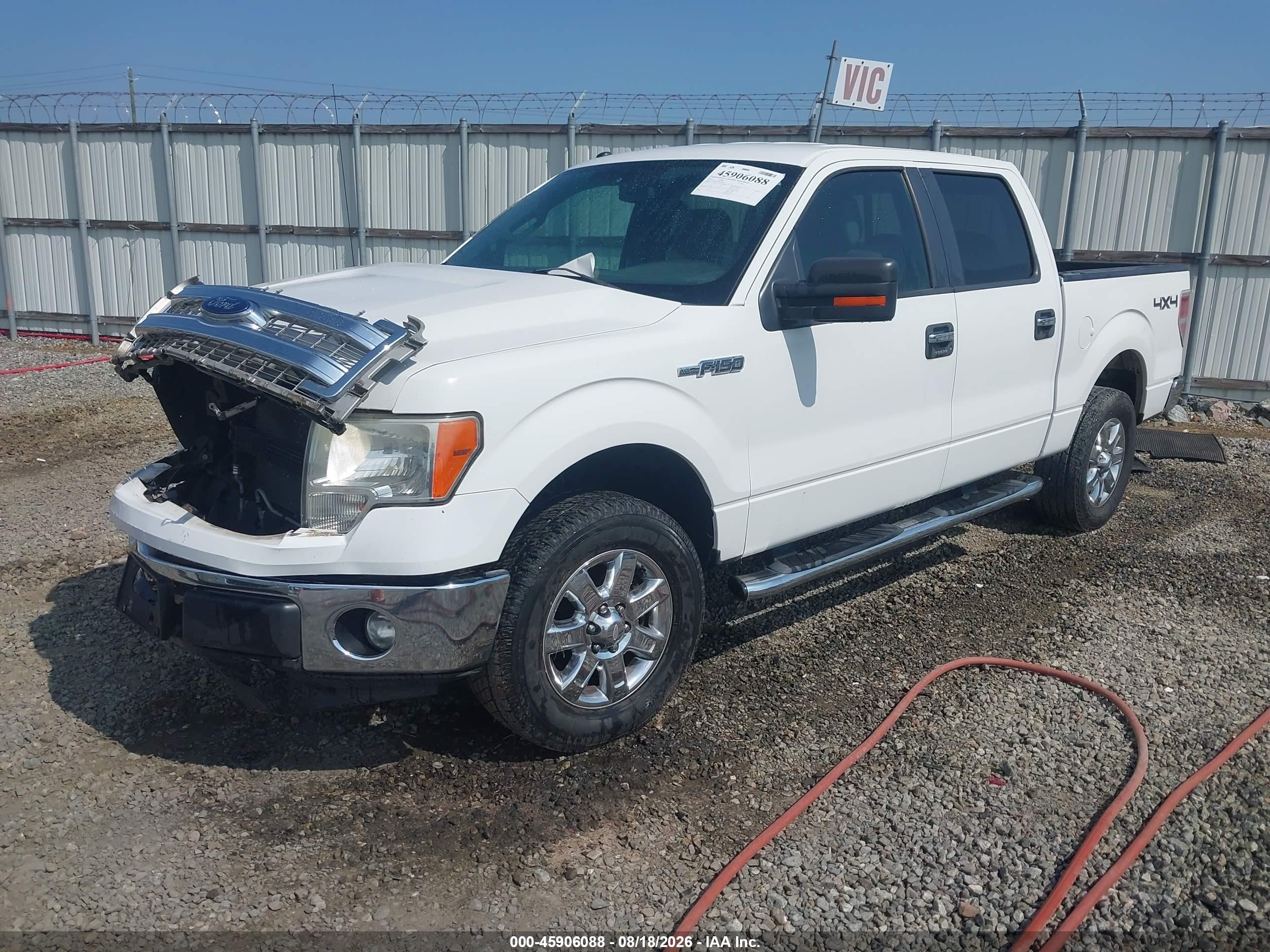2013 Ford F-150 Xlt White vin: 1FTFW1EF8DFA34931