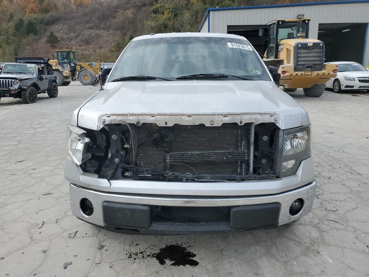 2013 Ford F150 Supercrew Silver vin: 1FTFW1EF8DFA91100