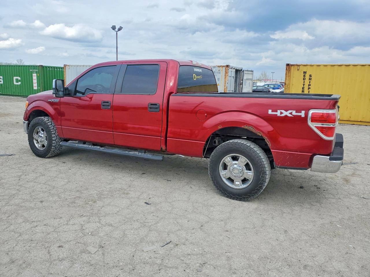 2013 Ford F150 Supercrew Red vin: 1FTFW1EF8DFB55748