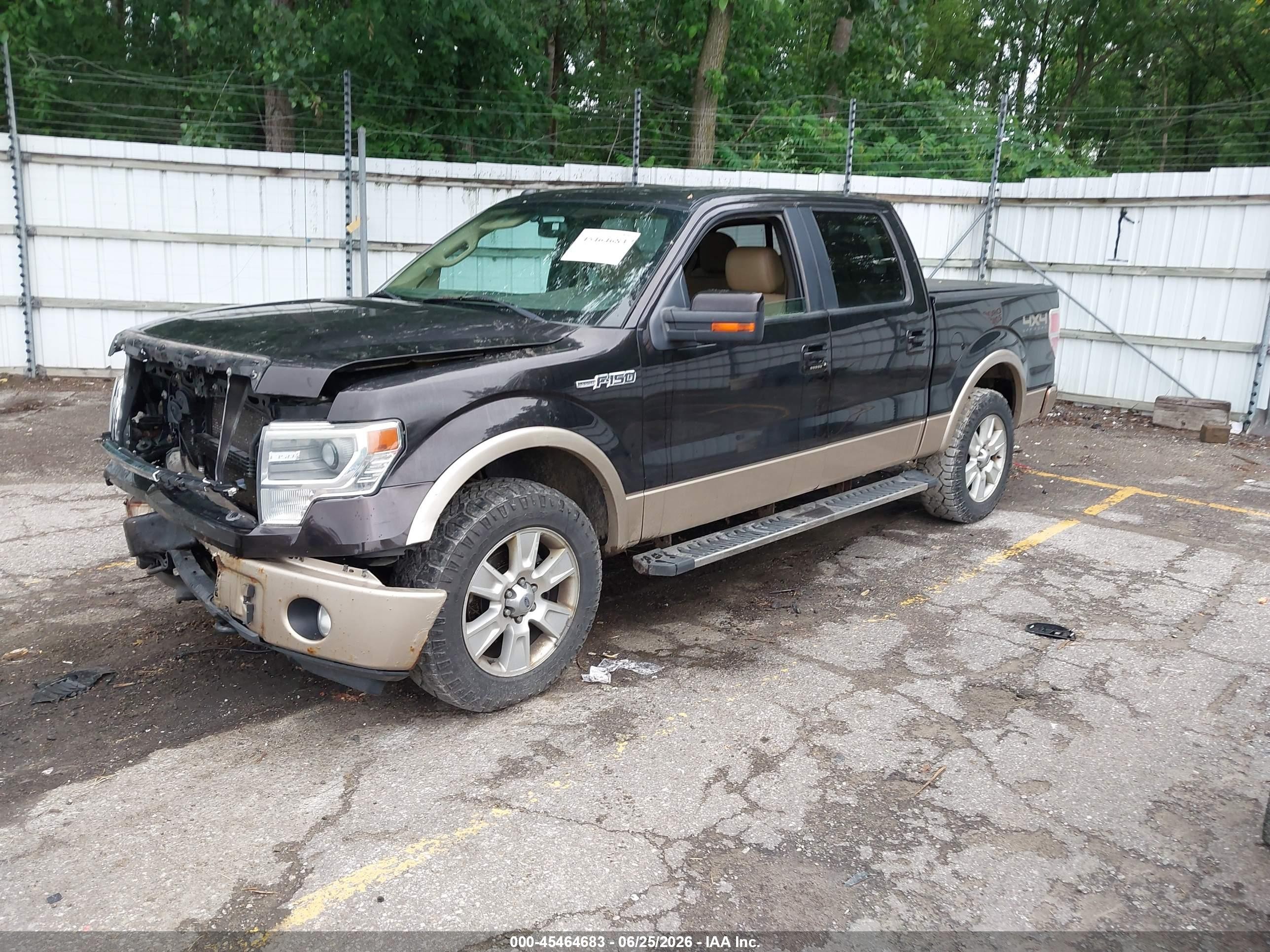 2013 Ford F-150 Lariat Черный vin: 1FTFW1EF8DFB57659