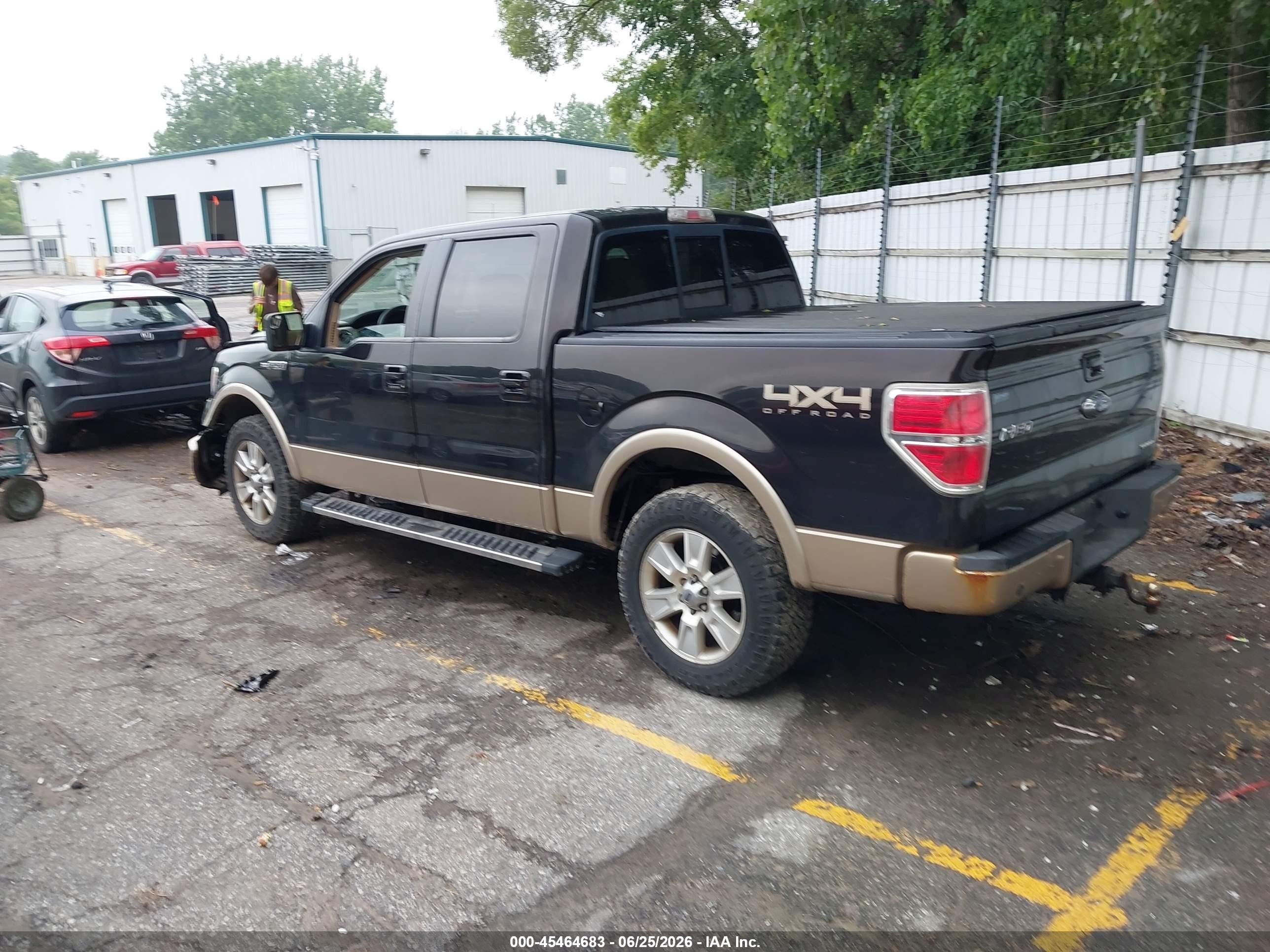 2013 Ford F-150 Lariat Черный vin: 1FTFW1EF8DFB57659