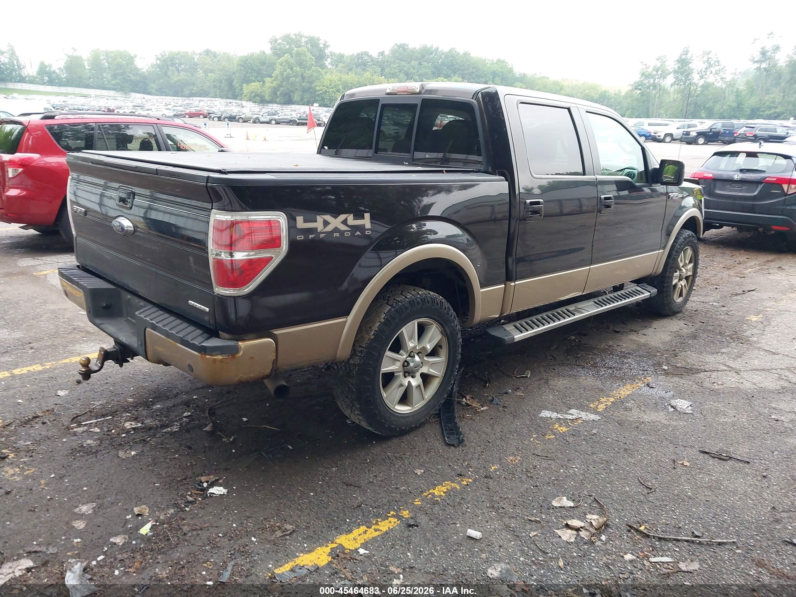 2013 Ford F-150 Lariat Черный vin: 1FTFW1EF8DFB57659