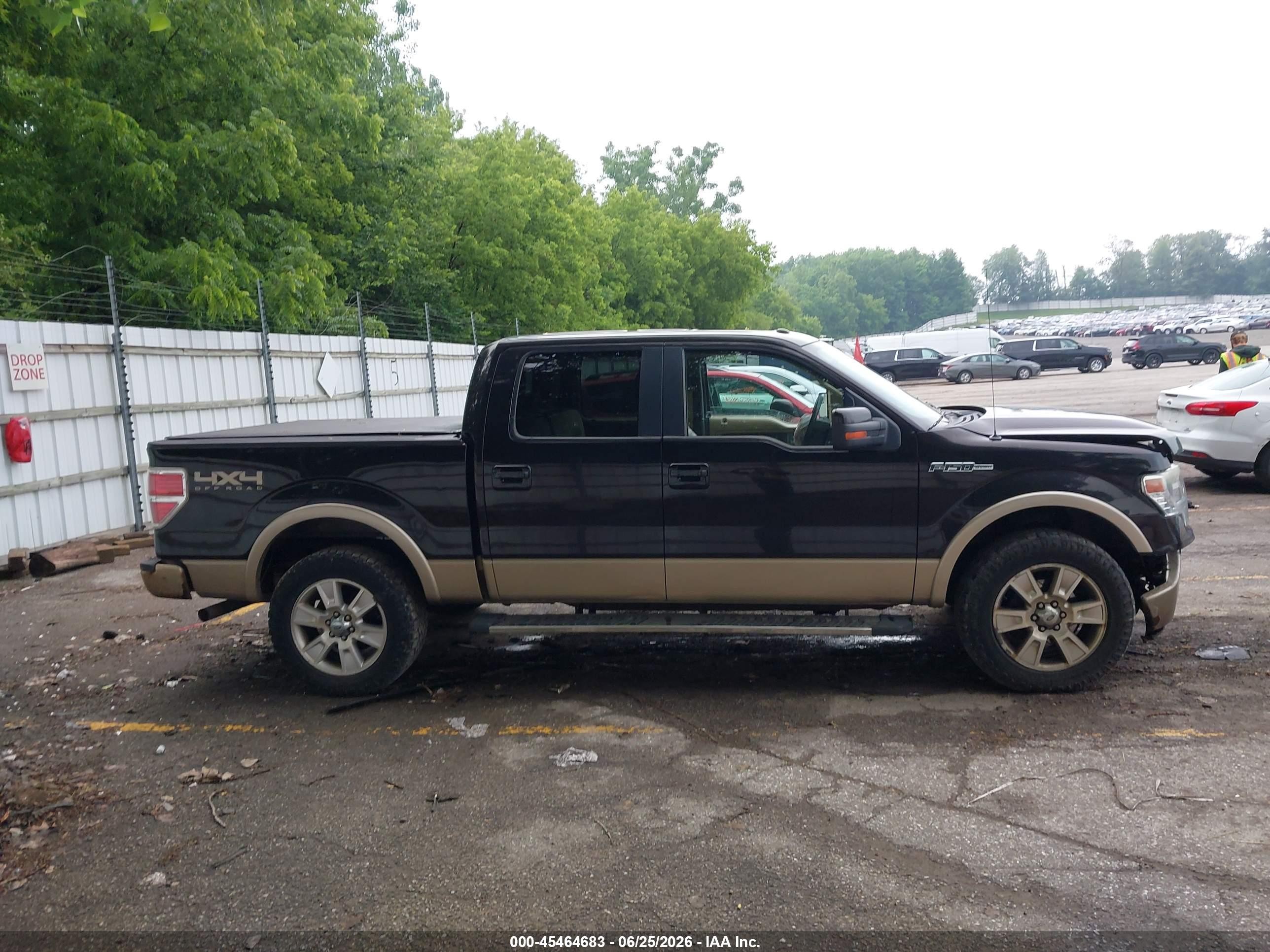 2013 Ford F-150 Lariat Черный vin: 1FTFW1EF8DFB57659