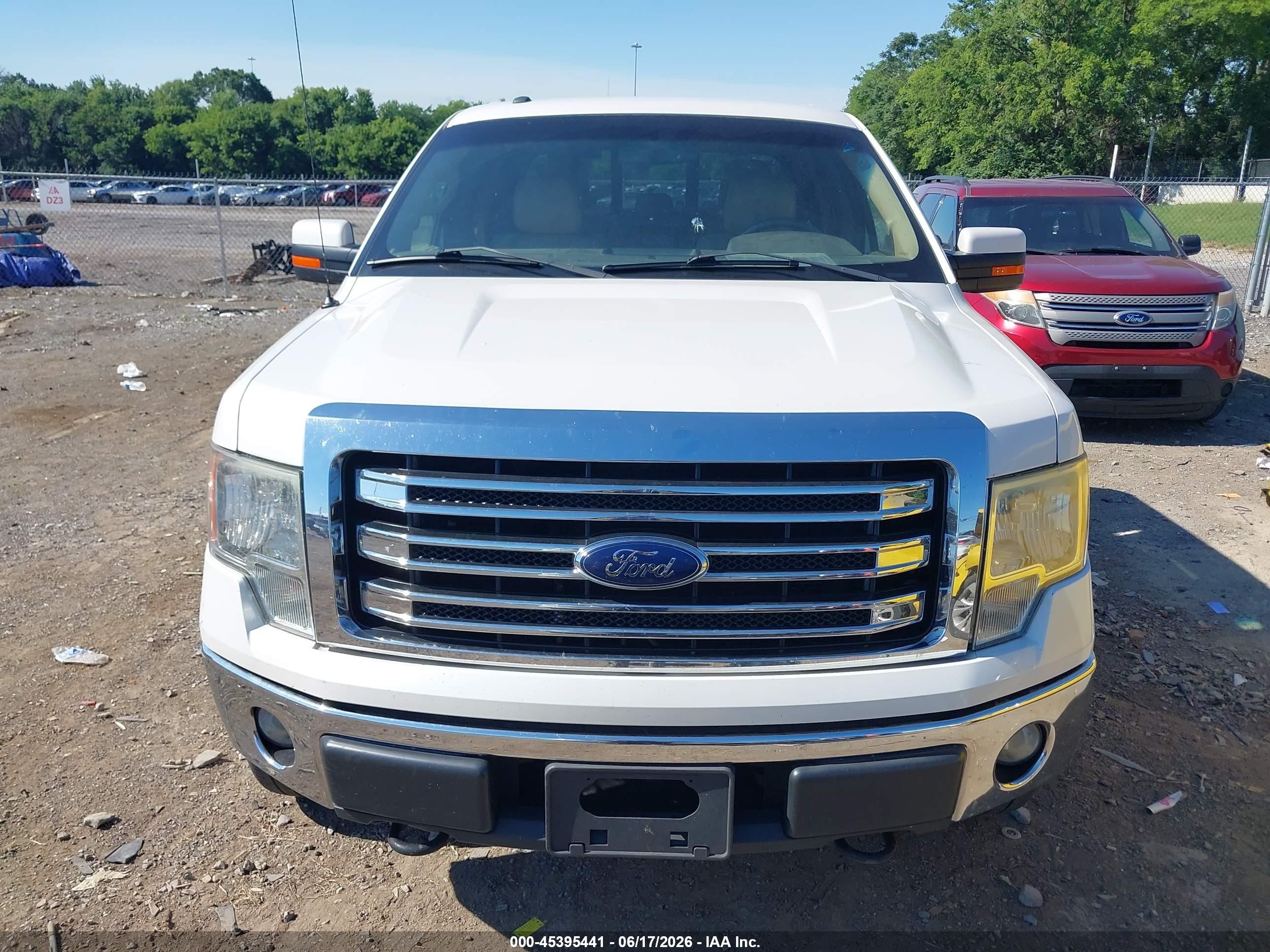 2013 Ford F-150 Fx4/king Ranch/lariat/platinum/xl/xlt White vin: 1FTFW1EF8DFB99474