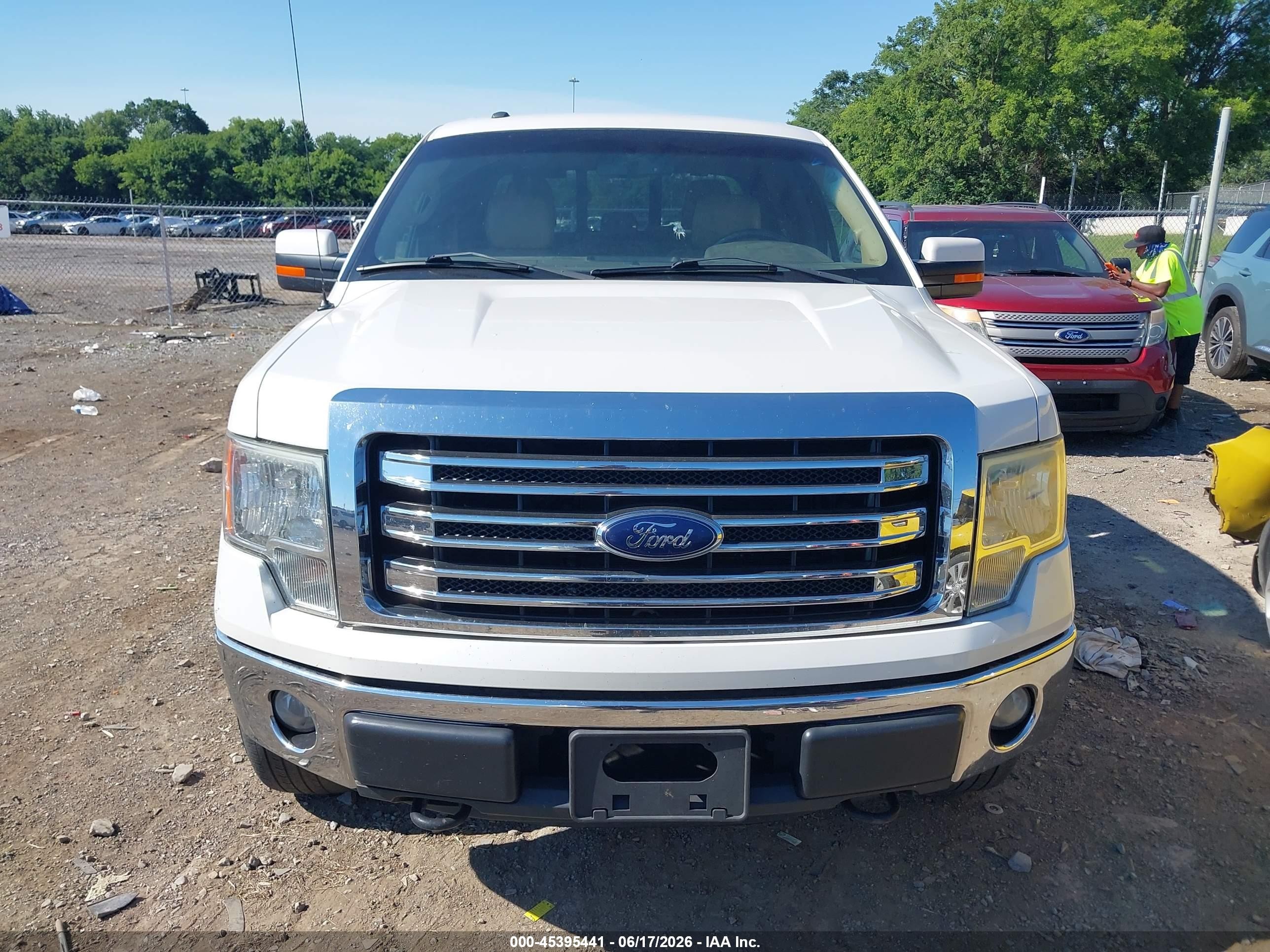 2013 Ford F-150 Fx4/king Ranch/lariat/platinum/xl/xlt White vin: 1FTFW1EF8DFB99474