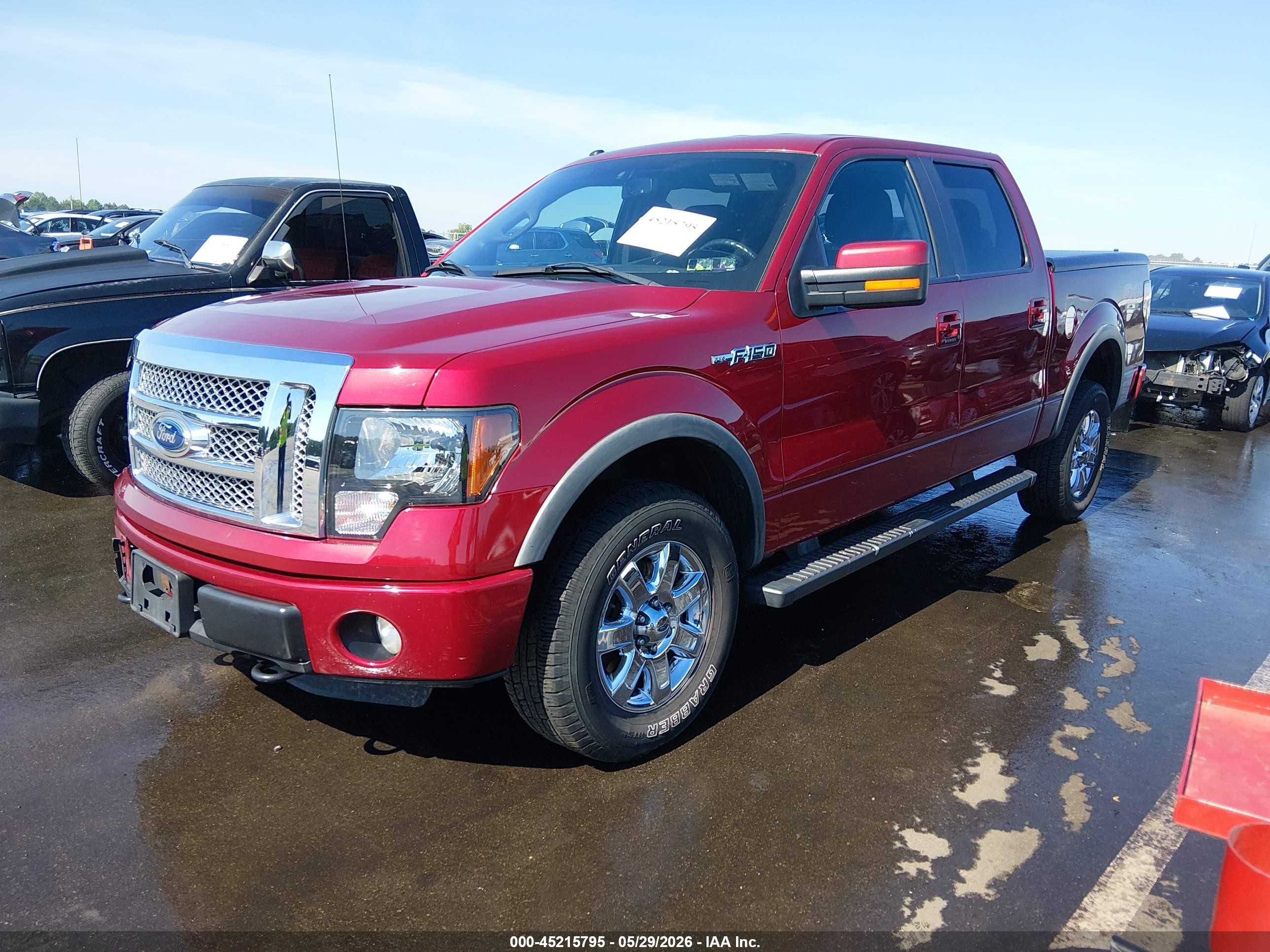 2013 Ford F-150 Fx4 Red vin: 1FTFW1EF8DFC84475
