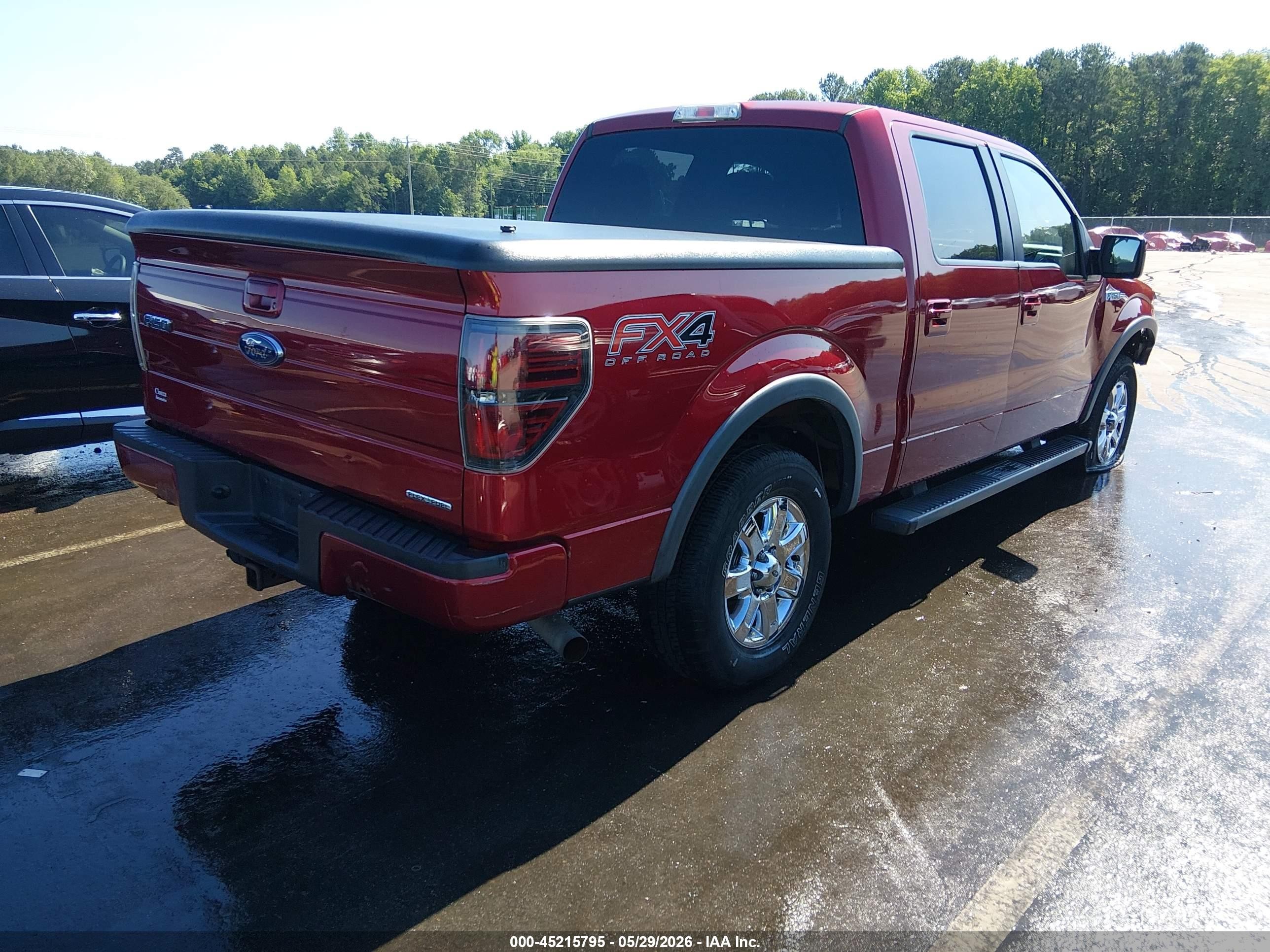 2013 Ford F-150 Fx4 Red vin: 1FTFW1EF8DFC84475