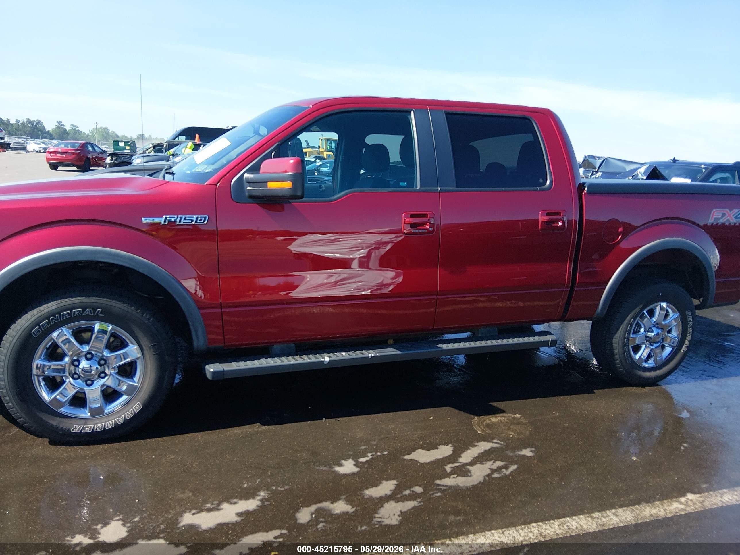 2013 Ford F-150 Fx4 Red vin: 1FTFW1EF8DFC84475