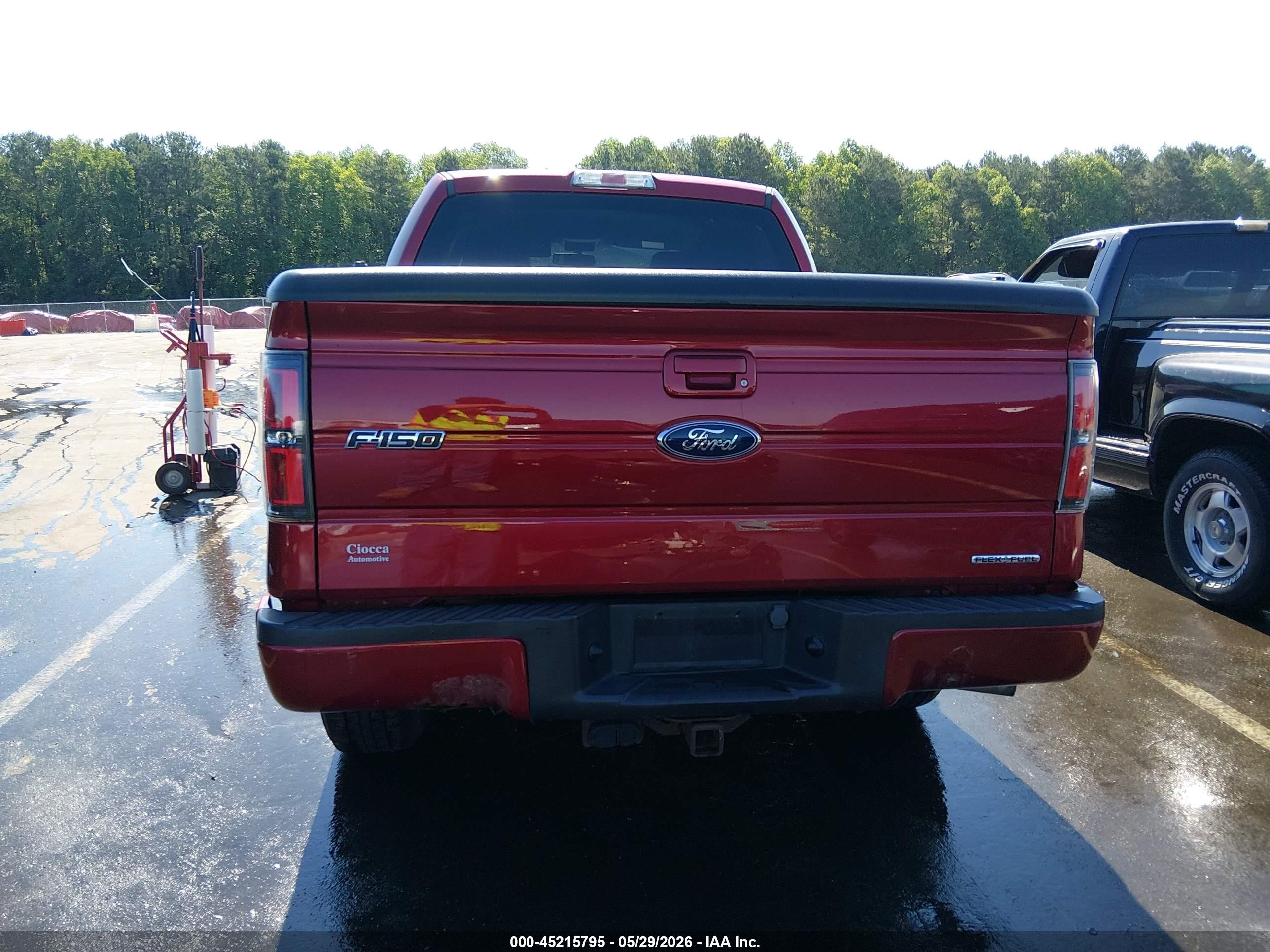 2013 Ford F-150 Fx4 Red vin: 1FTFW1EF8DFC84475