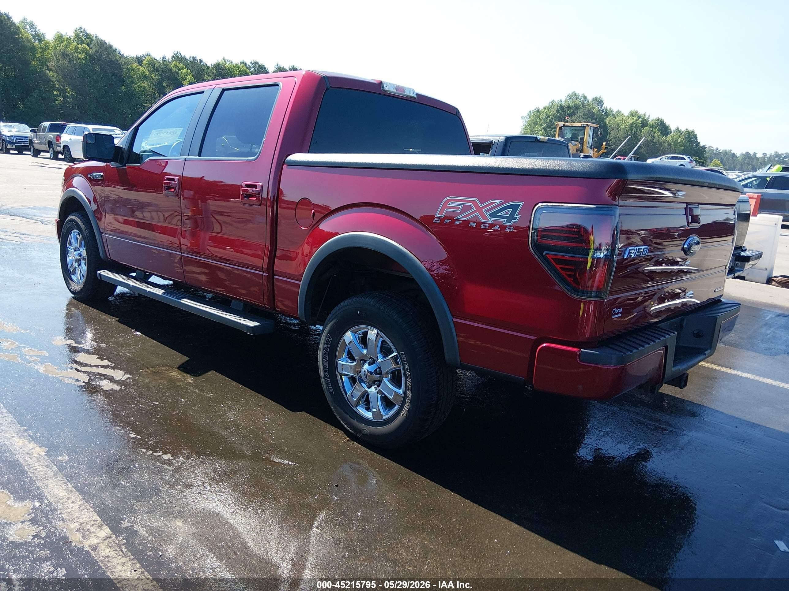 2013 Ford F-150 Fx4 Red vin: 1FTFW1EF8DFC84475