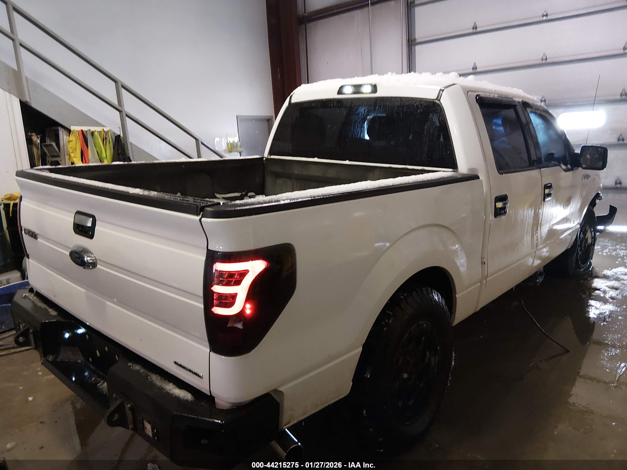 2013 Ford F-150 Xlt White vin: 1FTFW1EF8DFC89238