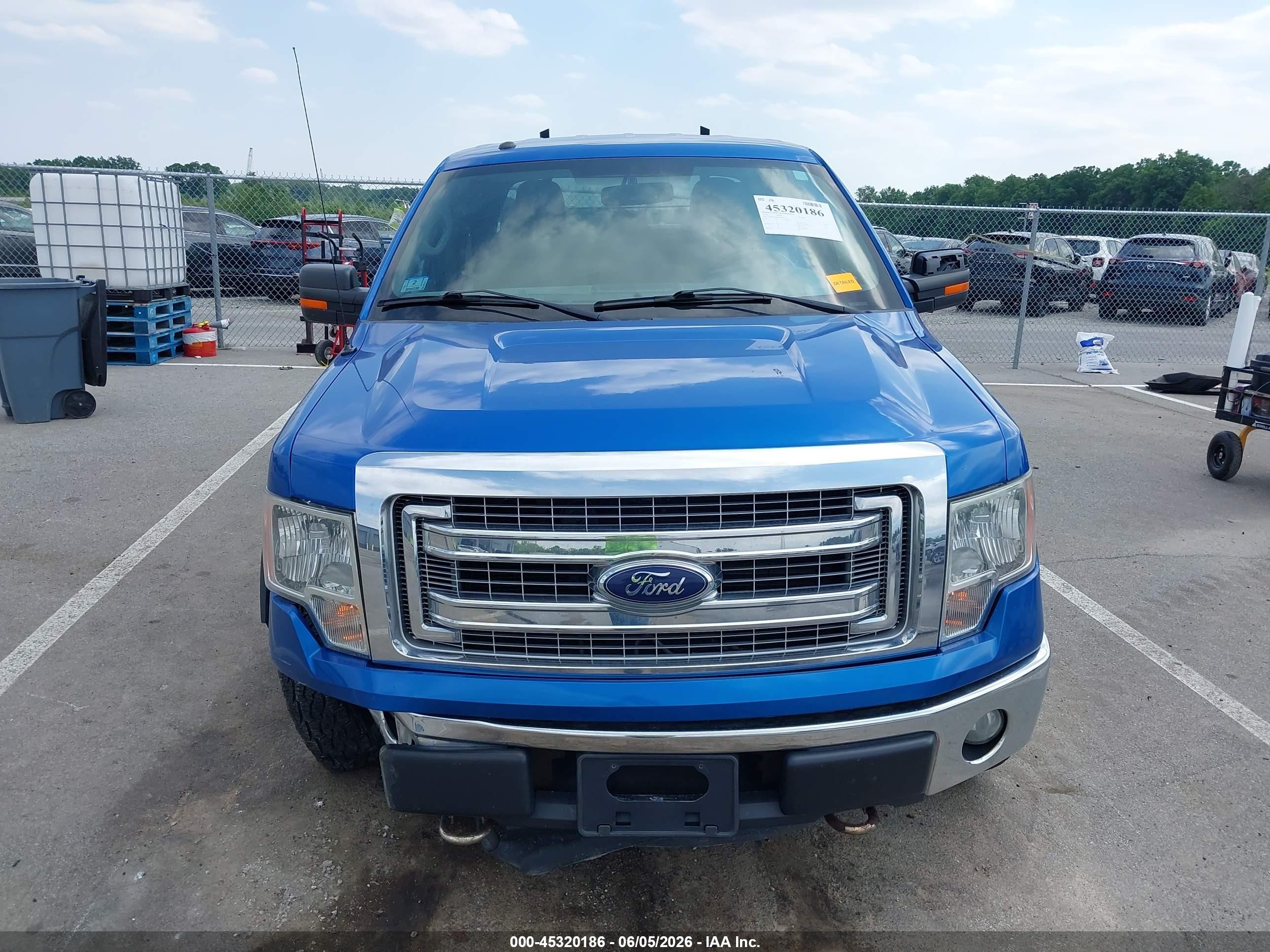 2013 Ford F-150 Xlt Blue vin: 1FTFW1EF8DFC91460