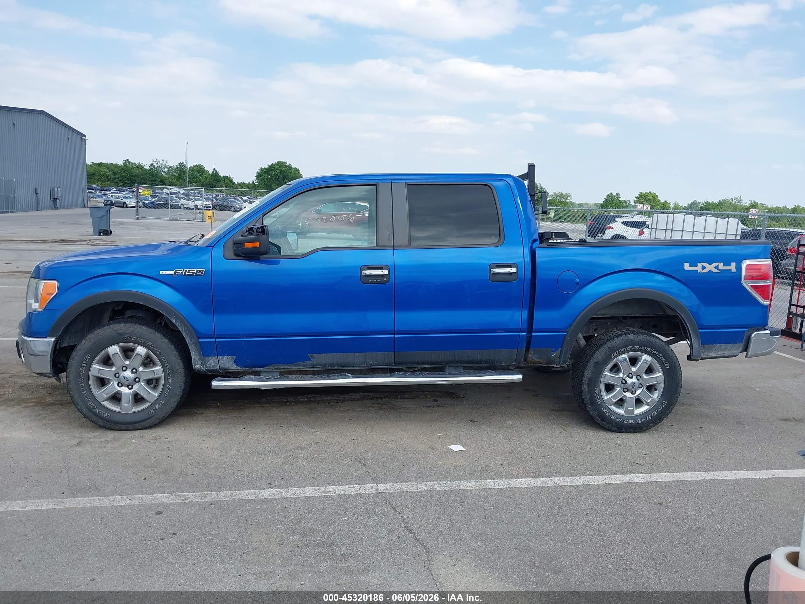 2013 Ford F-150 Xlt Blue vin: 1FTFW1EF8DFC91460