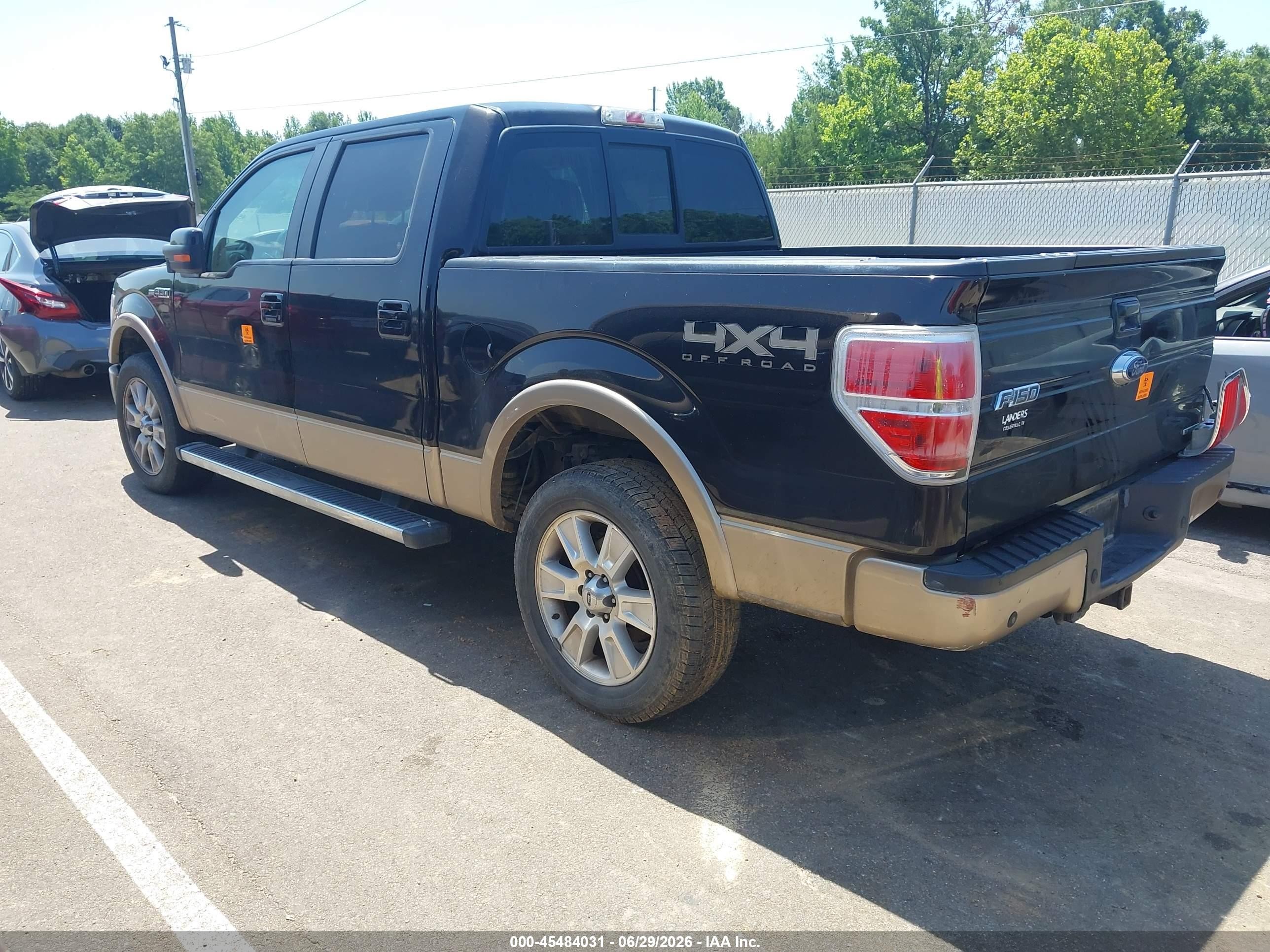 2013 Ford F-150 Fx4/king Ranch/lariat/platinum/xl/xlt Black vin: 1FTFW1EF8DFD37837
