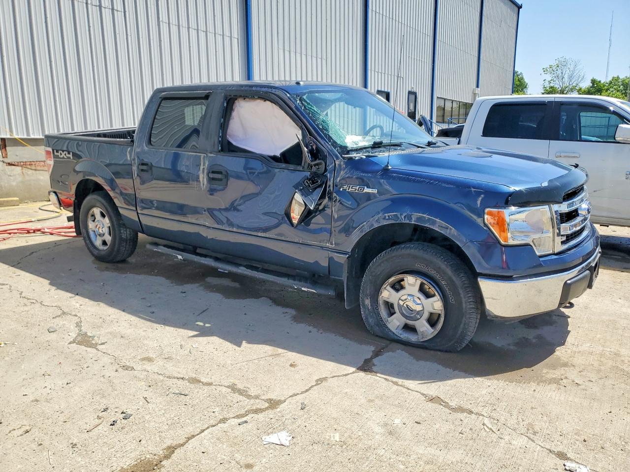 2013 Ford F150 Supercrew Blue vin: 1FTFW1EF8DFD86598