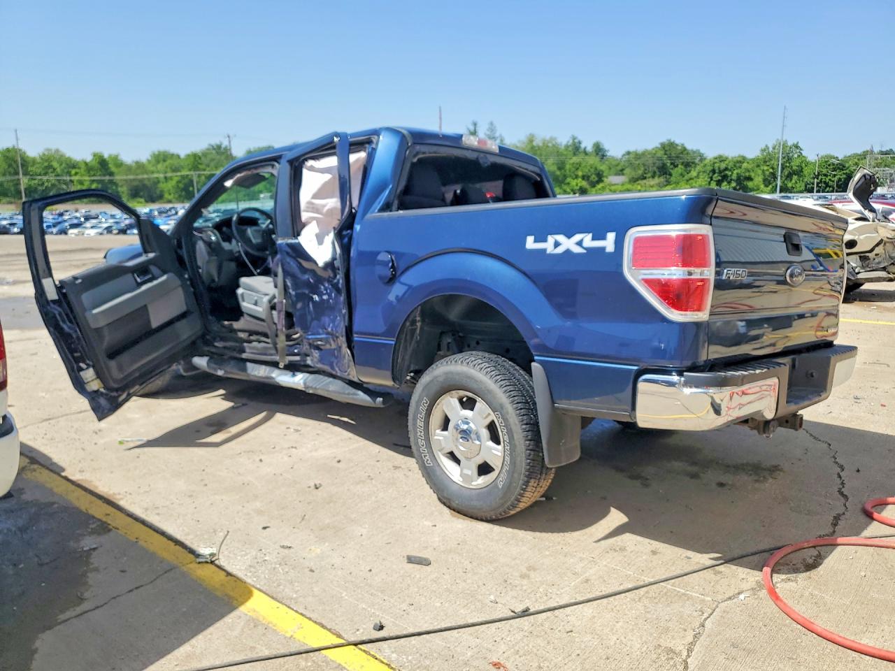 2013 Ford F150 Supercrew Blue vin: 1FTFW1EF8DFD86598