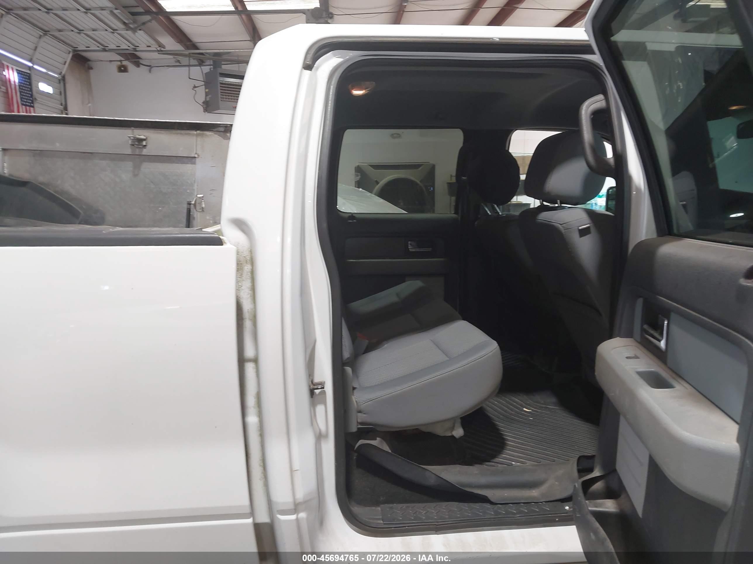 2013 Ford F-150 Xlt White vin: 1FTFW1EF8DFD91655