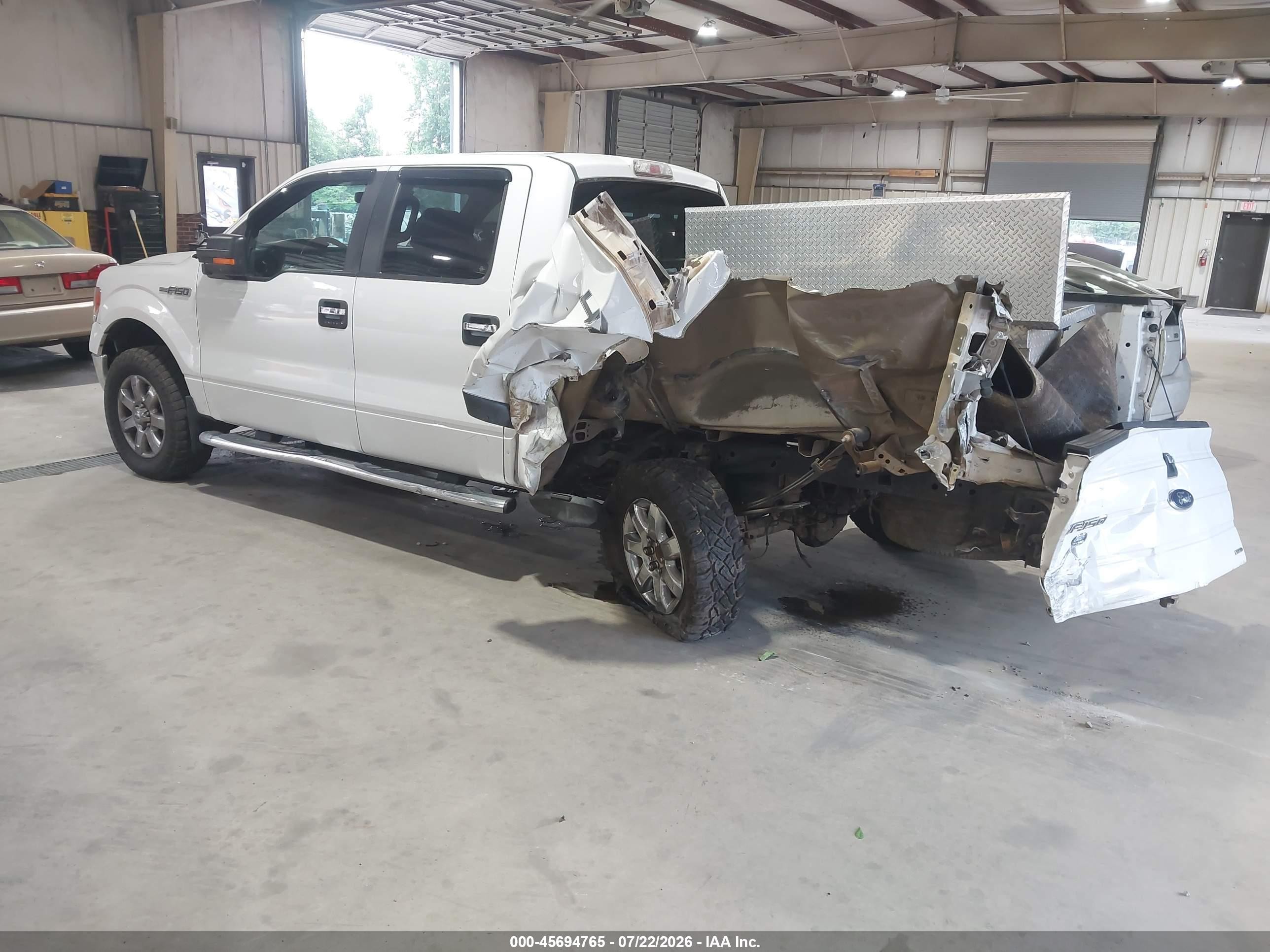 2013 Ford F-150 Xlt White vin: 1FTFW1EF8DFD91655