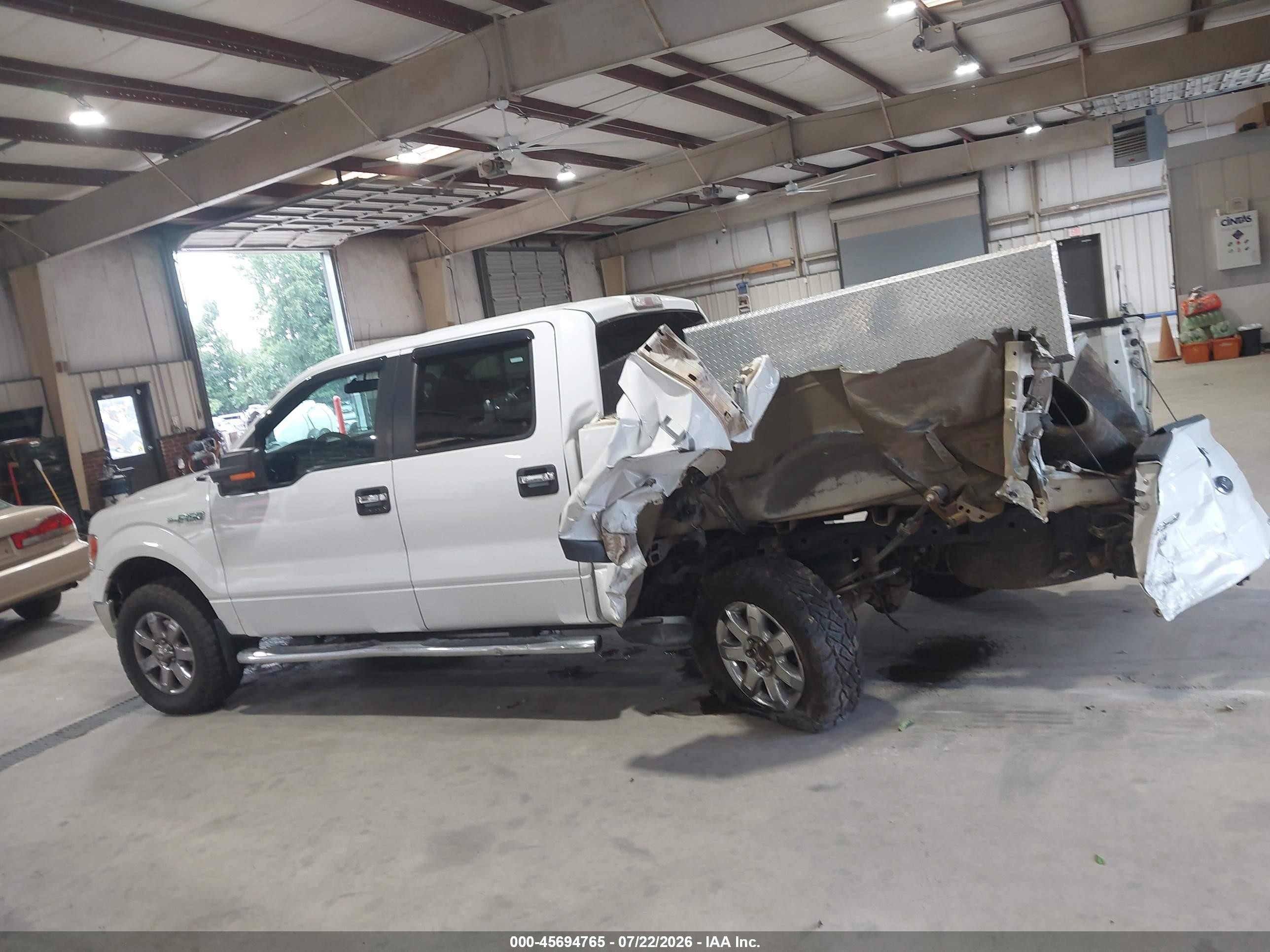 2013 Ford F-150 Xlt White vin: 1FTFW1EF8DFD91655