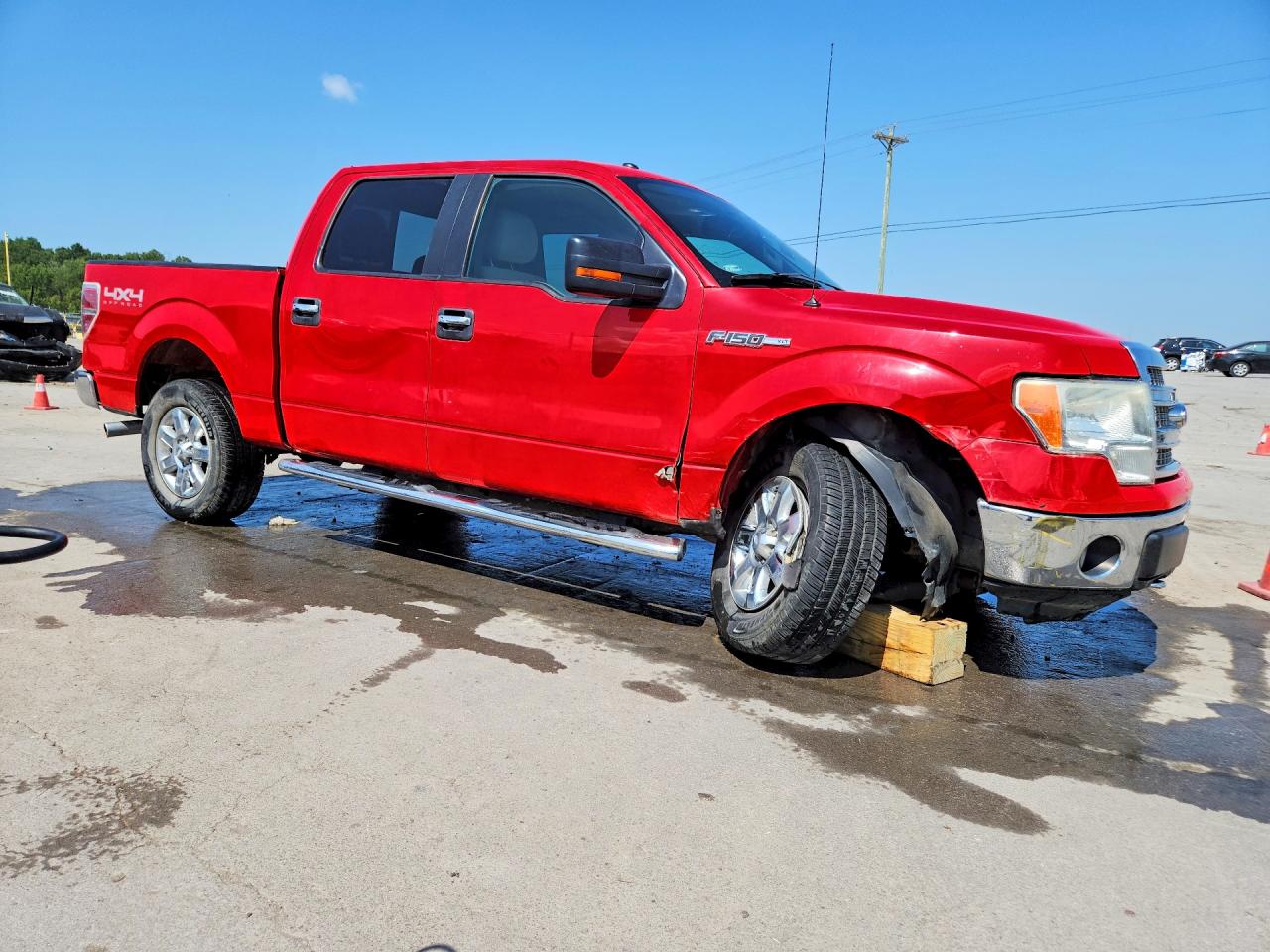 2013 Ford F150 Supercrew Red vin: 1FTFW1EF8DKD34413