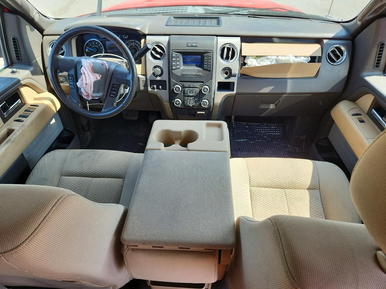 2013 Ford F150 Supercrew Red vin: 1FTFW1EF8DKD34413
