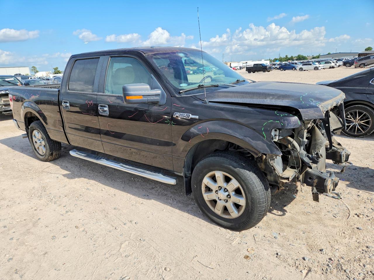 2013 Ford F150 Black vin: 1FTFW1EF8DKD74670