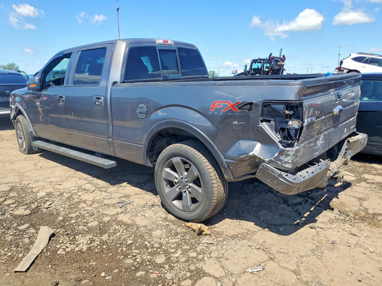 2013 Ford F150 Supercrew Gray vin: 1FTFW1EF8DKE36746