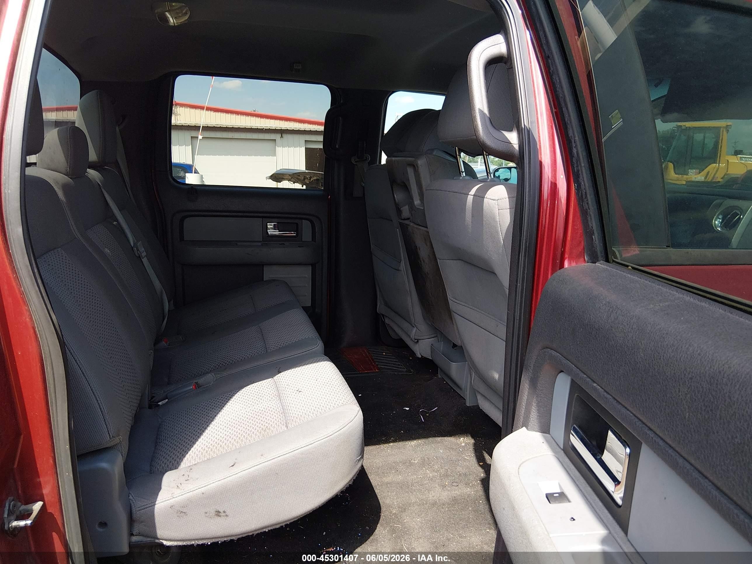 2013 Ford F-150 Xlt Red vin: 1FTFW1EF8DKE59718