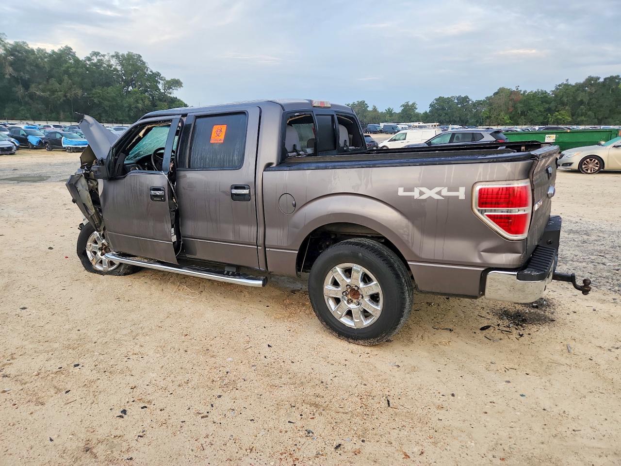 2013 Ford F150 Supercrew Gray vin: 1FTFW1EF8DKE61503