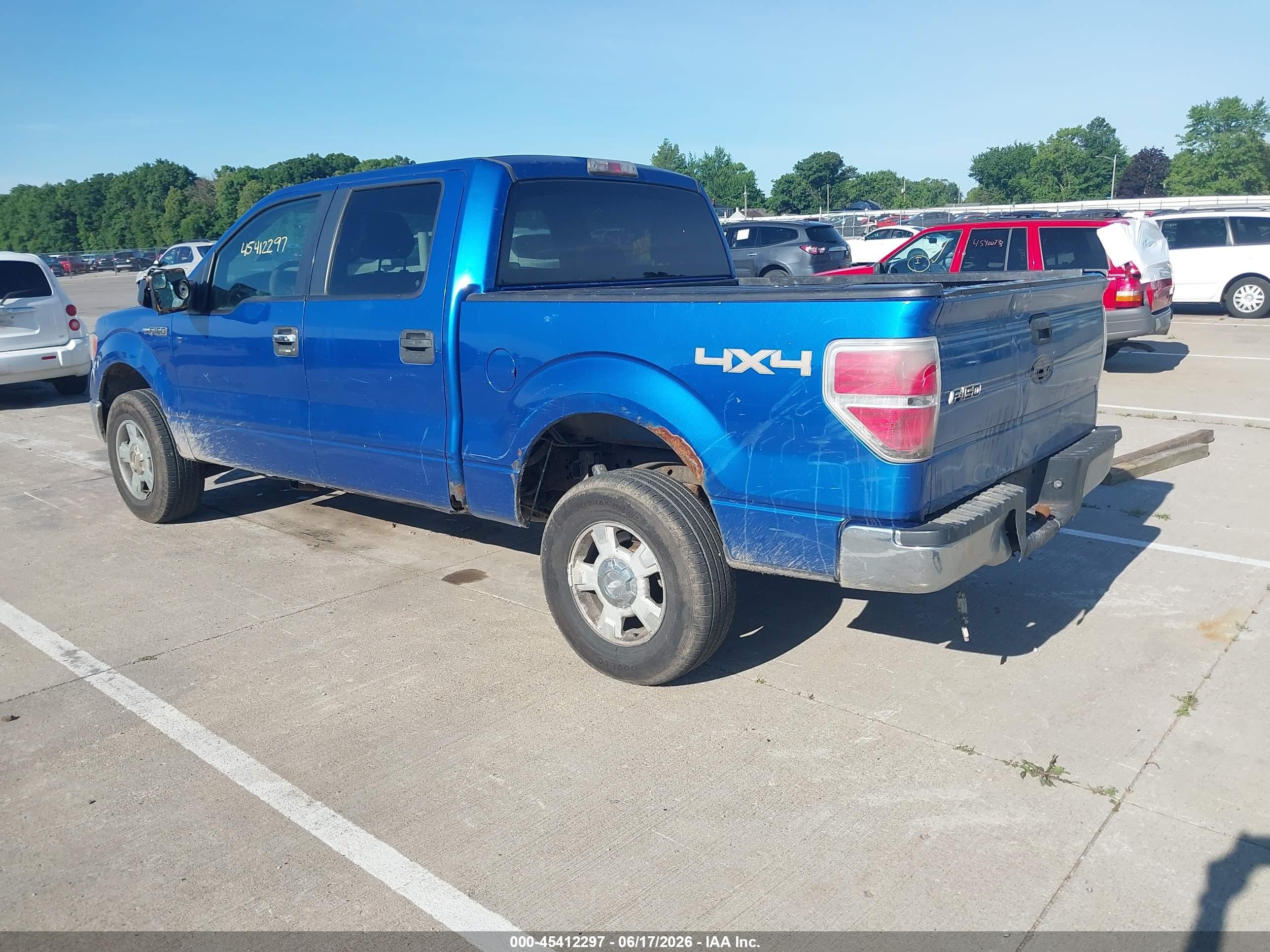 2013 Ford F-150 Fx4/king Ranch/lariat/platinum/xl/xlt Blue vin: 1FTFW1EF8DKE94260