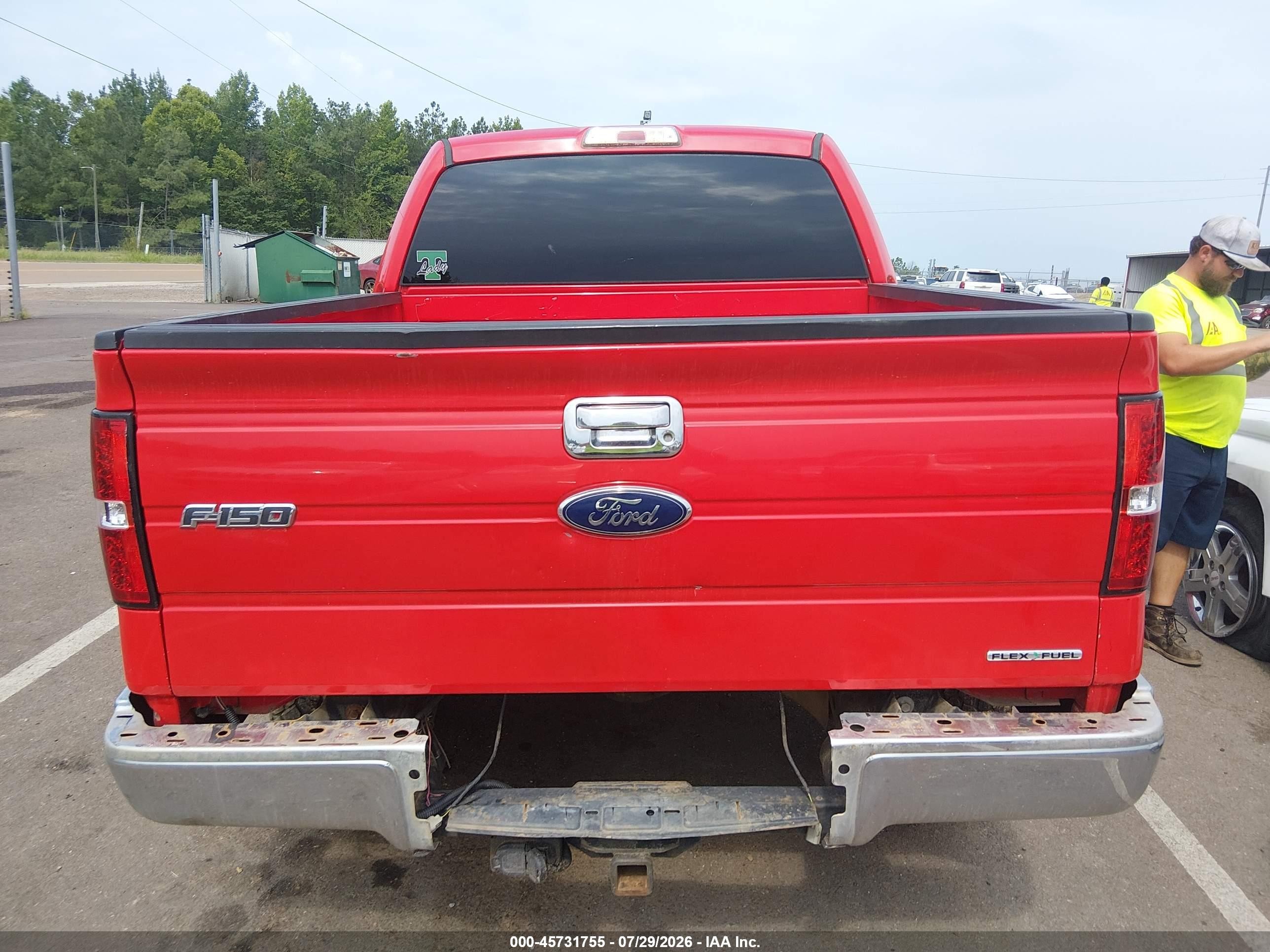 2013 Ford F-150 Xlt Red vin: 1FTFW1EF8DKF02244
